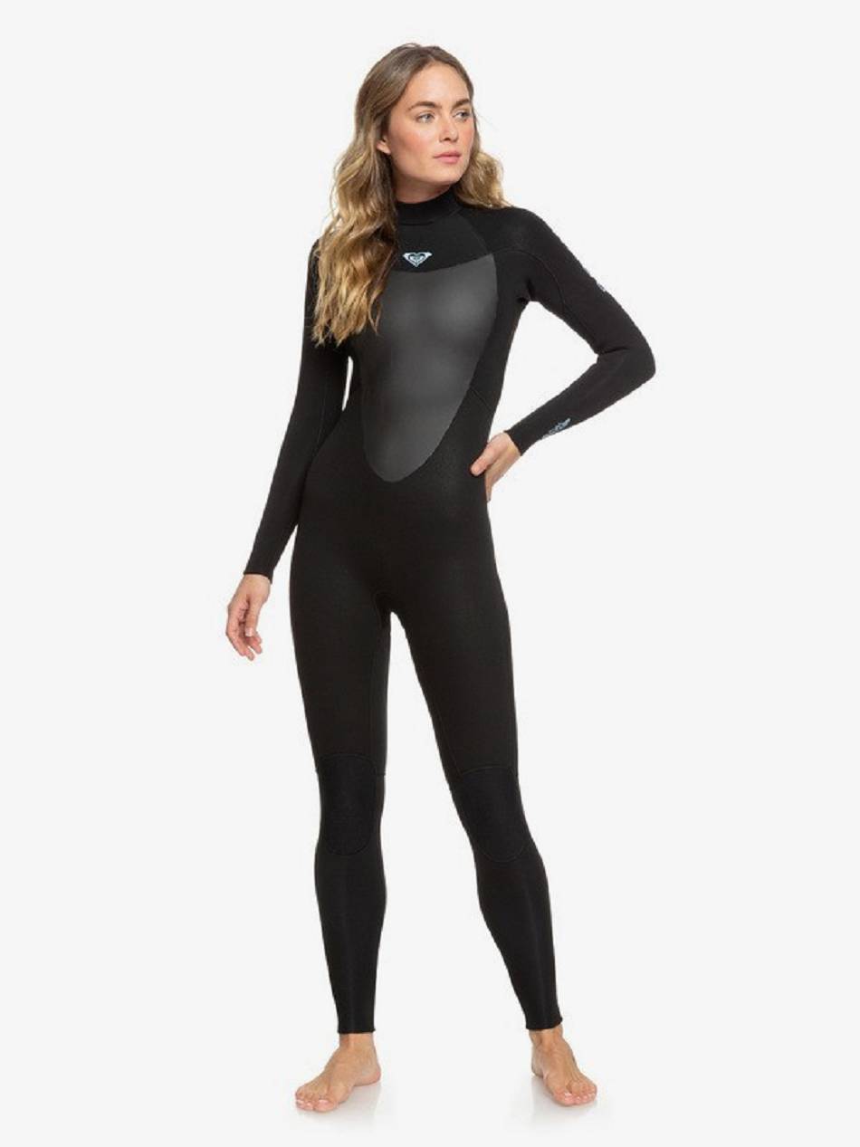 Roxy 4/3mm Prologue Back Women\'s Fullsuits Black | SG_LW6143