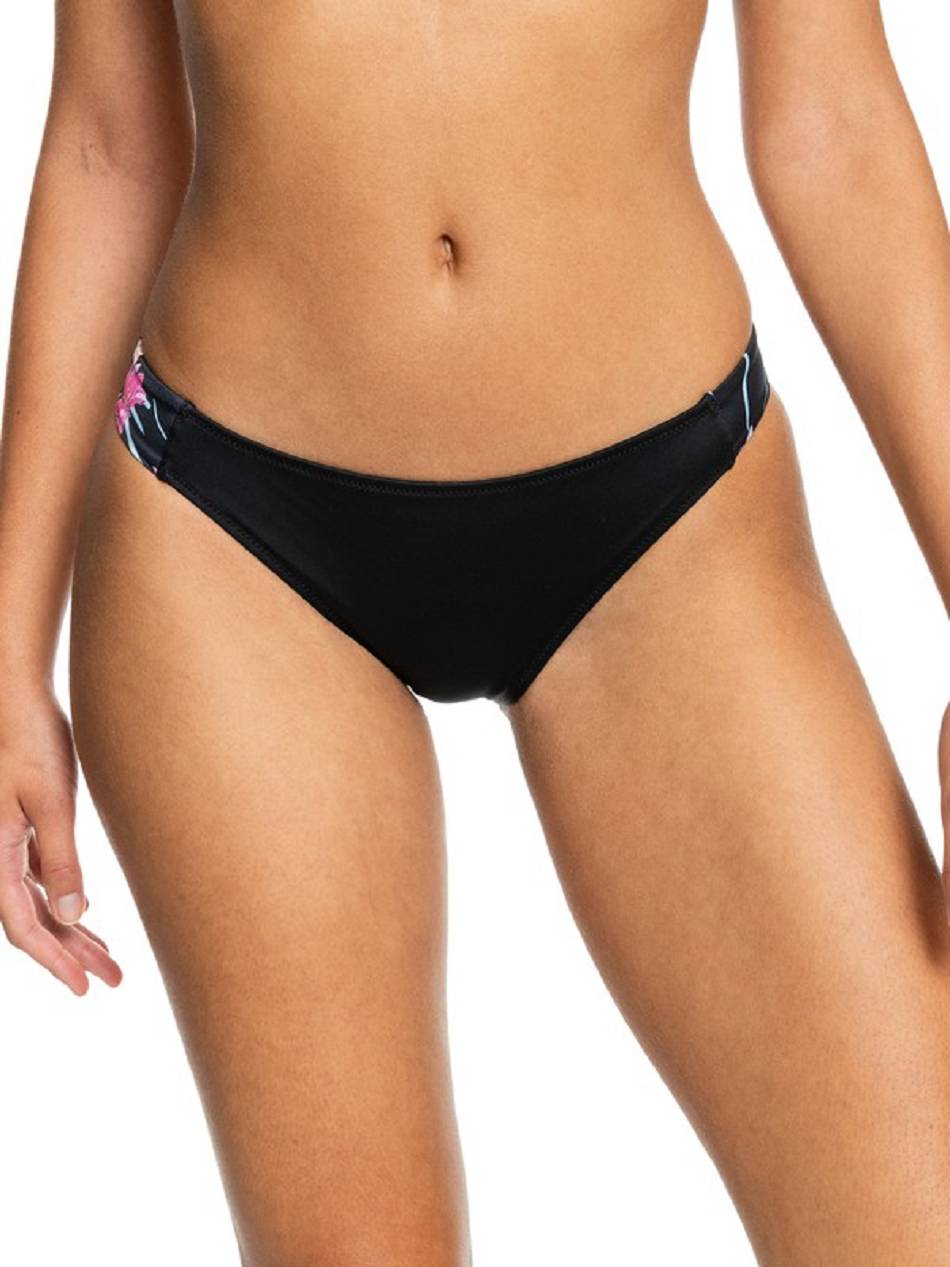 Roxy Active Sporty Women\'s Bikini Bottoms Dark Grey | SG_LW7897