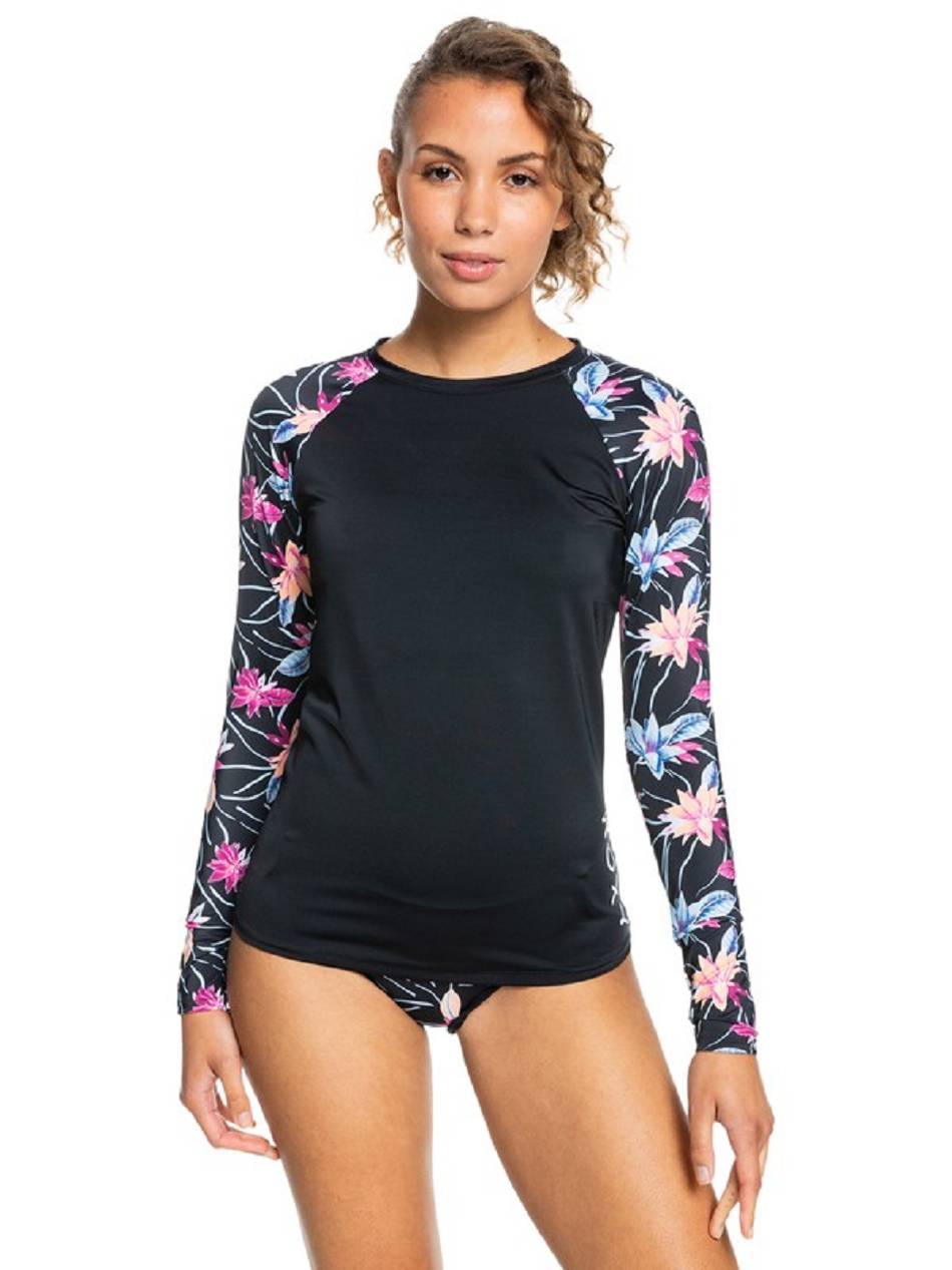 Roxy Active Women\'s Rashguards Dark Grey | SG_LW3137