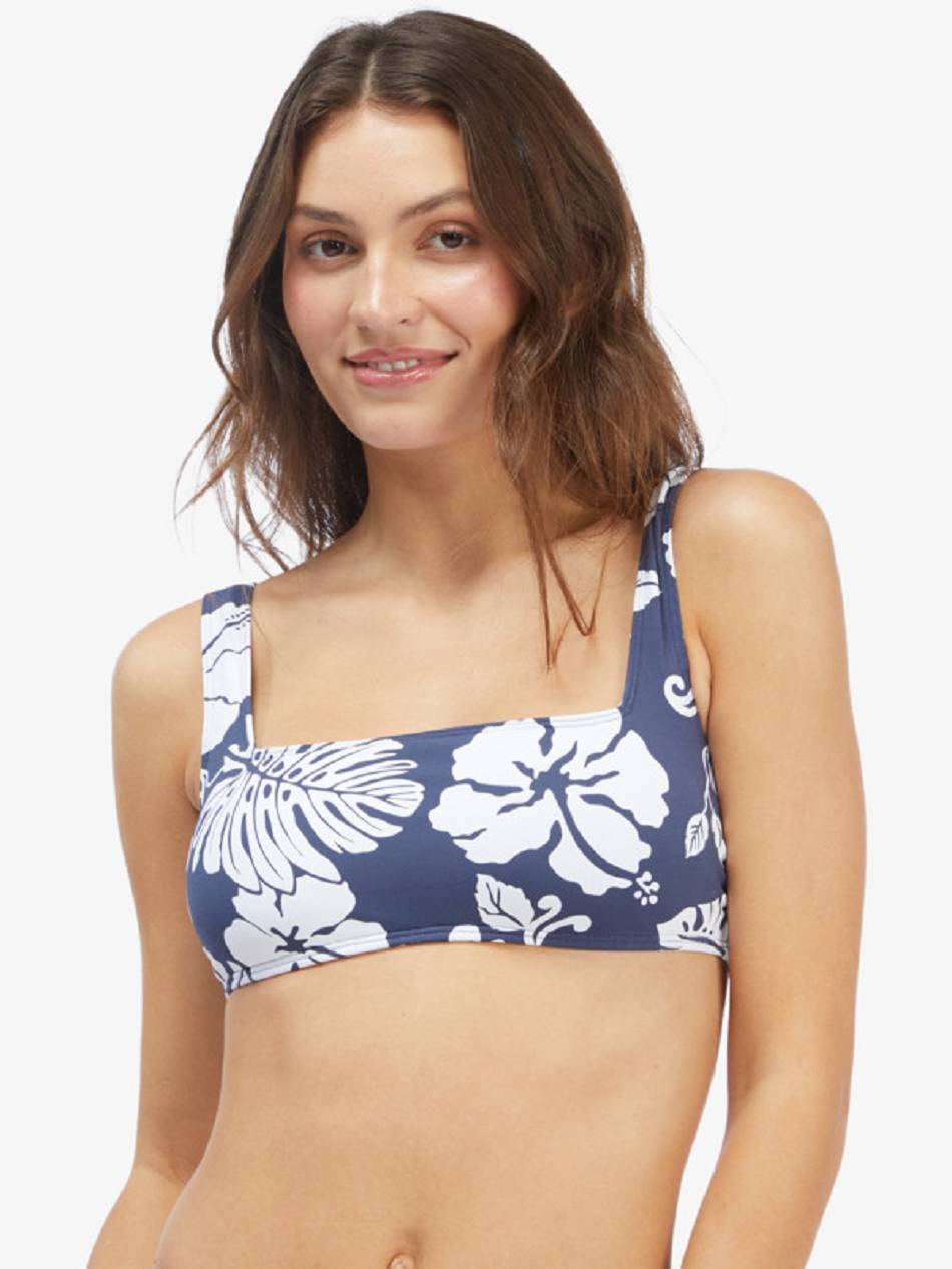 Roxy Beach Classics Bralette Women\'s Bikini Tops Indigo | SG_LW8315