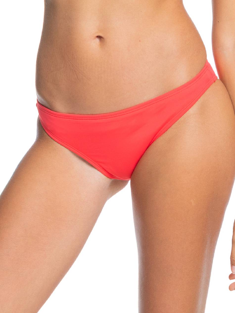 Roxy Beach Classics Moderate Solid Women\'s Bikini Bottoms Red | SG_LW5815