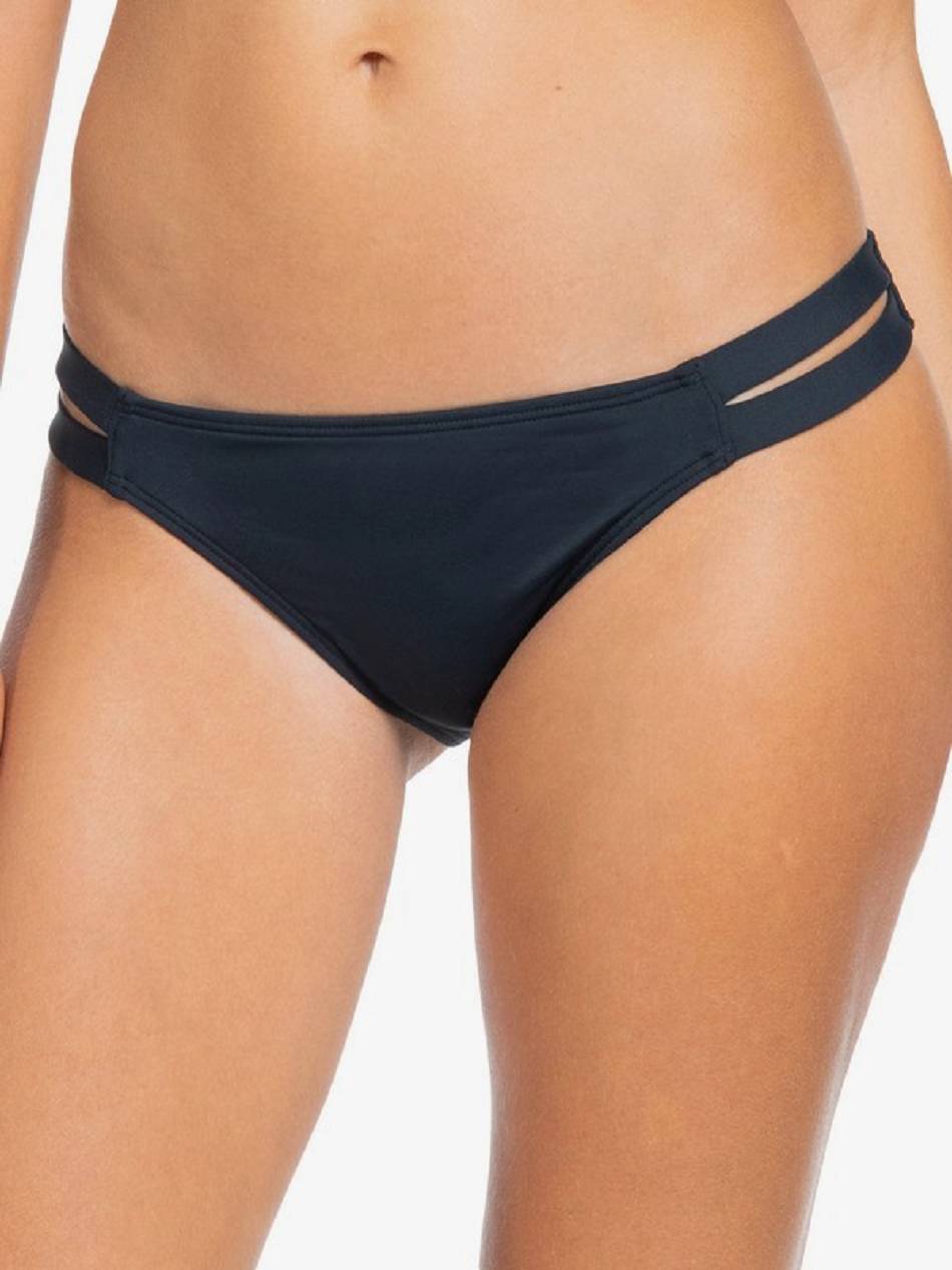 Roxy Beach Classics Regular Women\'s Bikini Bottoms Dark Grey | SG_LW8627