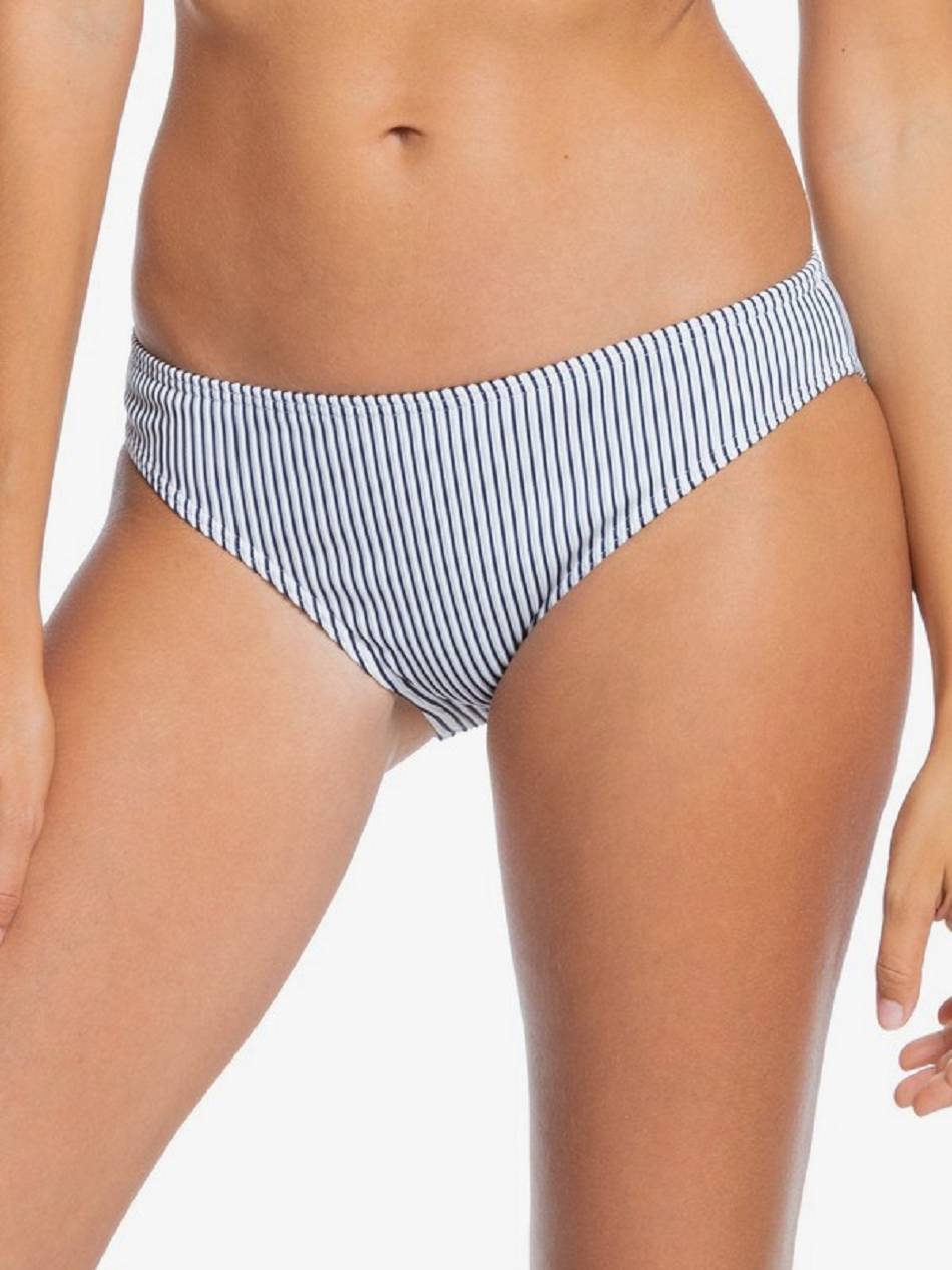 Roxy Bico Mind Of Freedom Full Women\'s Bikini Bottoms Indigo Stripes | SG_LW9655