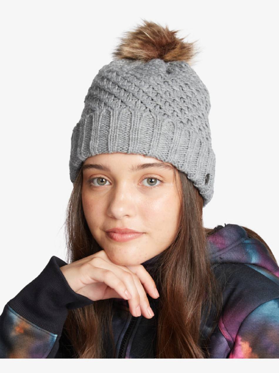 Roxy Blizzard Women\'s Beanies grey | SG_LW2918