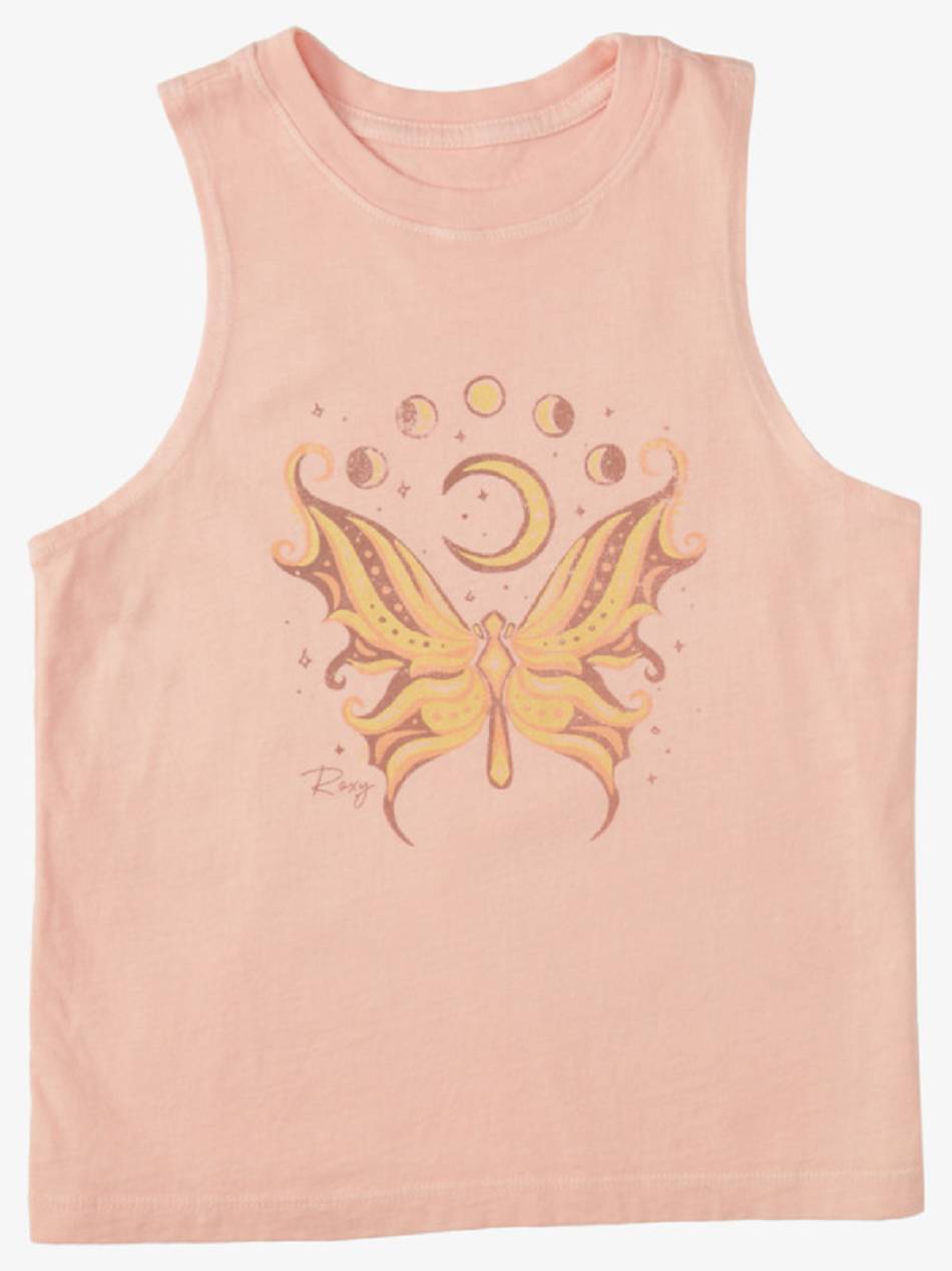 Roxy Butterfly Moon Muscle Kids\' Tops Coral | SG_LW3004