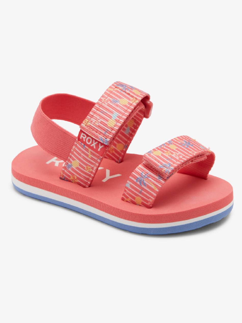 Roxy Cage Kids\' Sandals Red / Blue | SG_LW6900