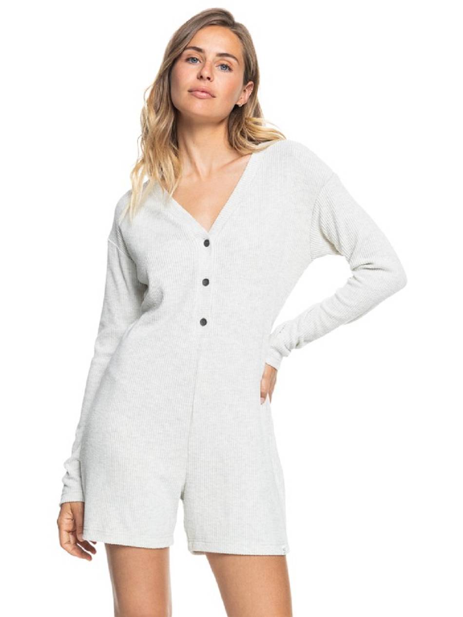 Roxy Calling Home Romper Women\'s Loungewear White | SG_LW8811