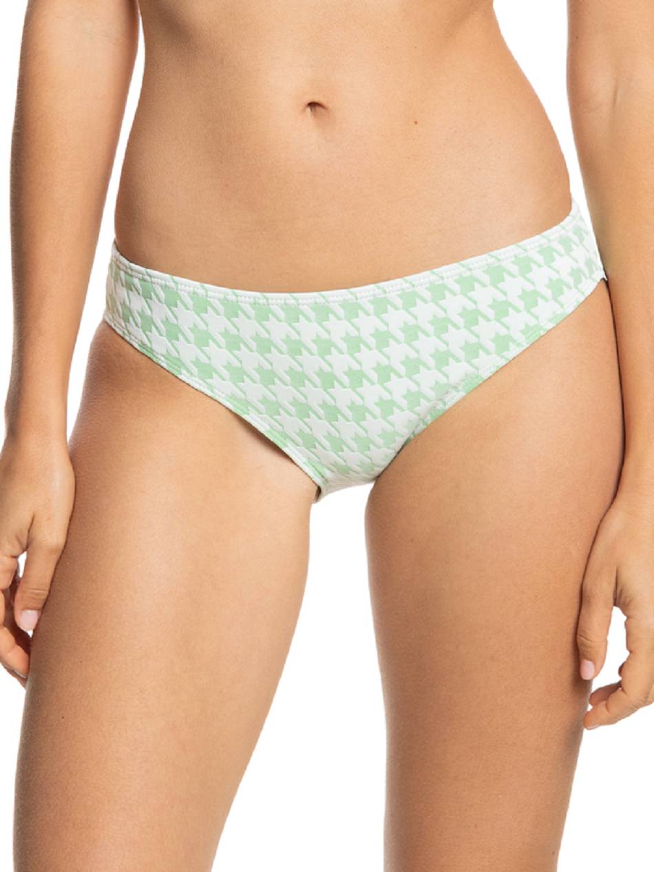 Roxy Check It Hipster Hipster Women\'s Bikinis green | SG_LW5918