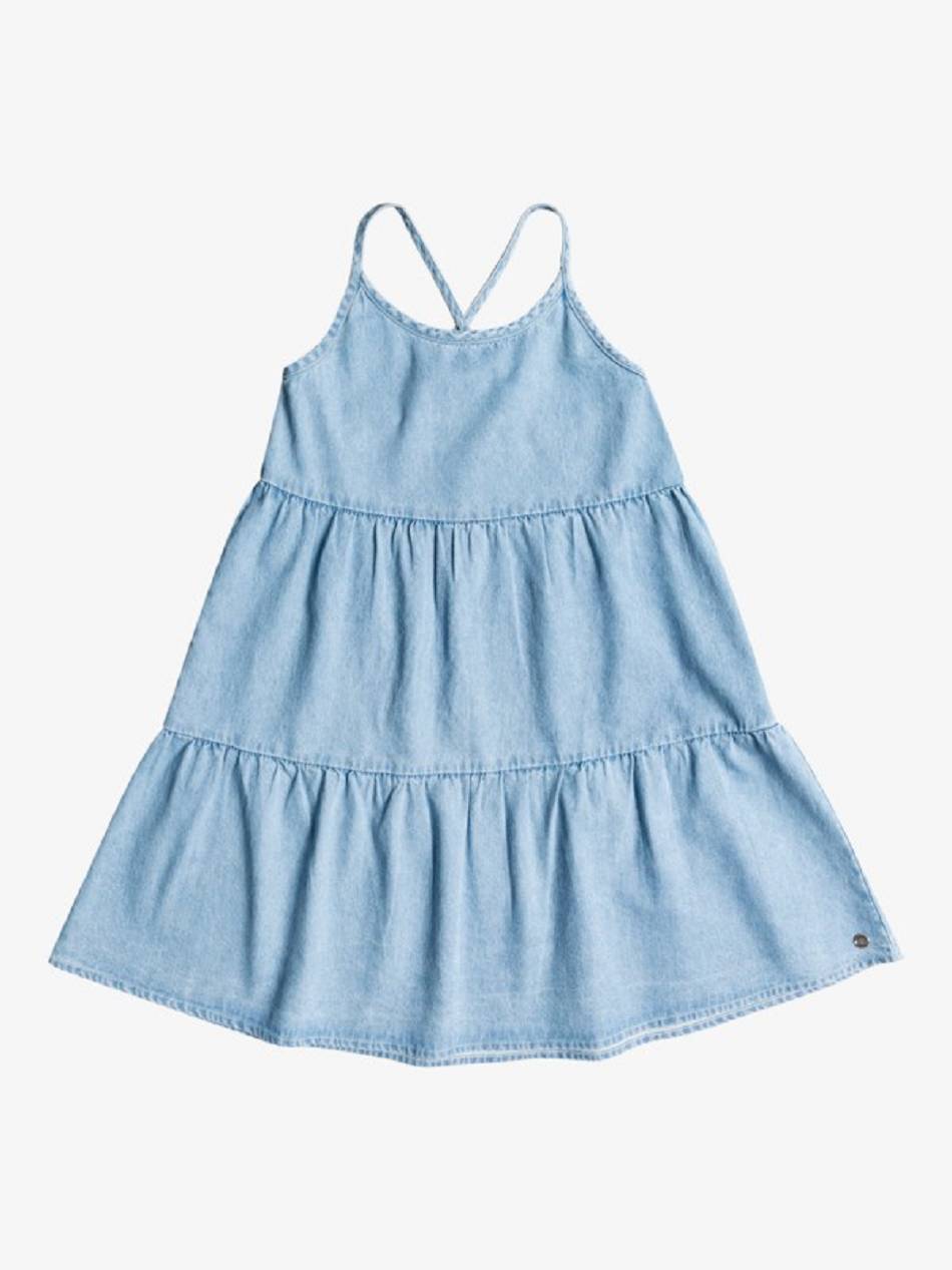 Roxy Cool For The Summer Kids\' Dresses Light blue | SG_LW9002