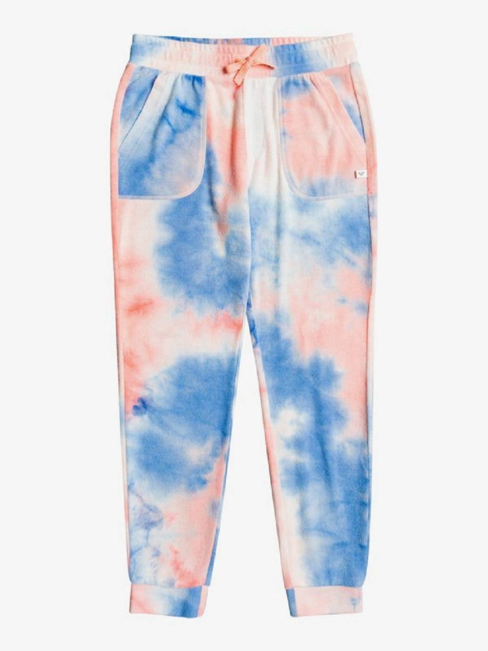 Roxy Crazy Enough Tie-Dye Kids\' Pants Coral | SG_LW8655