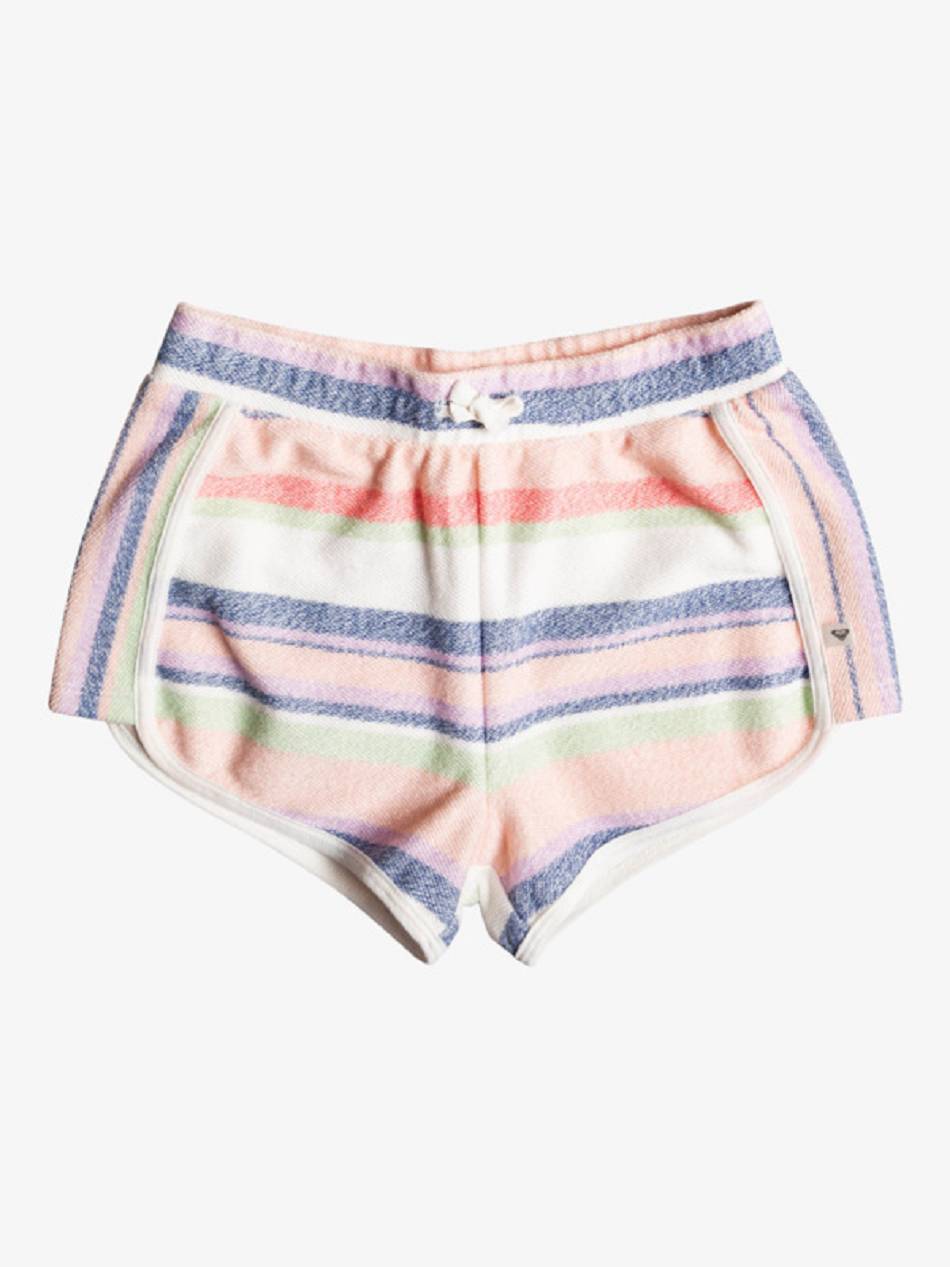 Roxy Cute People - Sweat Kids\' Shorts Blue Stripes | SG_LW4598