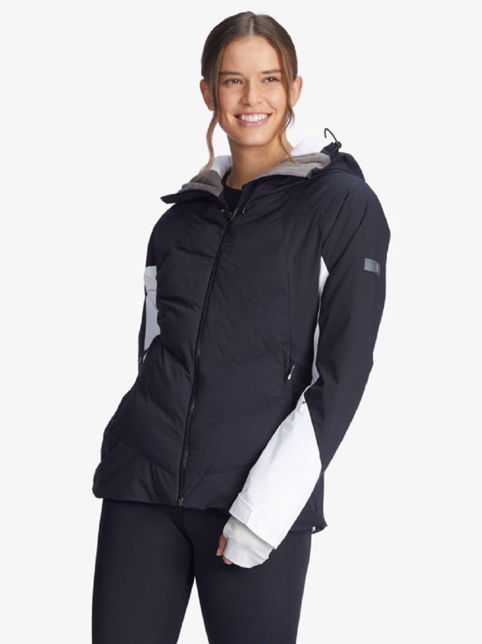 Roxy Dusk Insulated Women\'s Snow Jackets Black | SG_LW3034