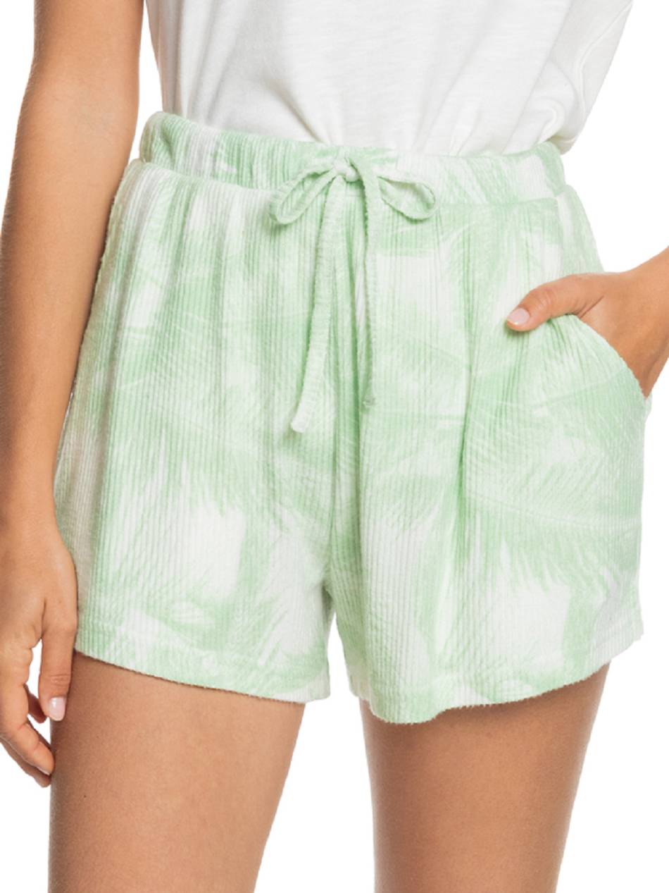 Roxy Endless Daze Rib Women\'s Shorts green | SG_LW4280