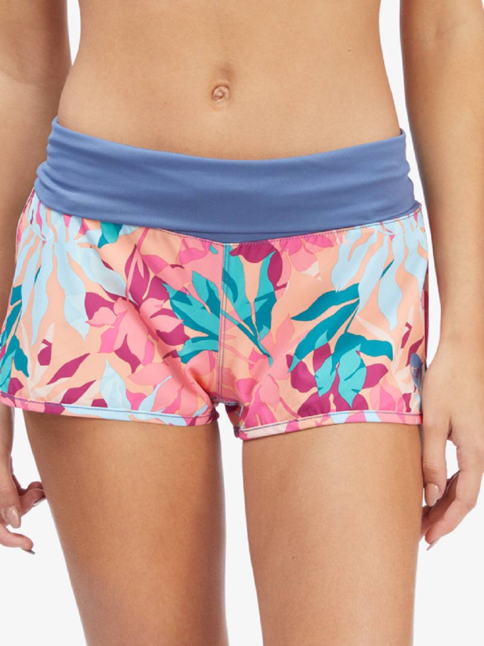 Roxy Endless Summer Women\'s Boardshorts pink flower | SG_LW5203