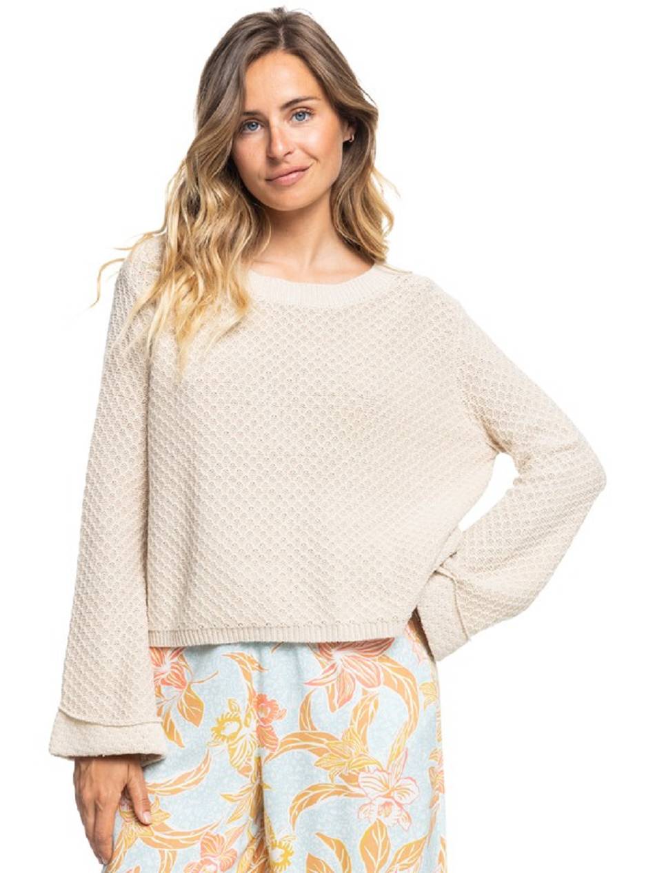 Roxy Faraway Shades Women\'s Sweaters Beige | SG_LW5215