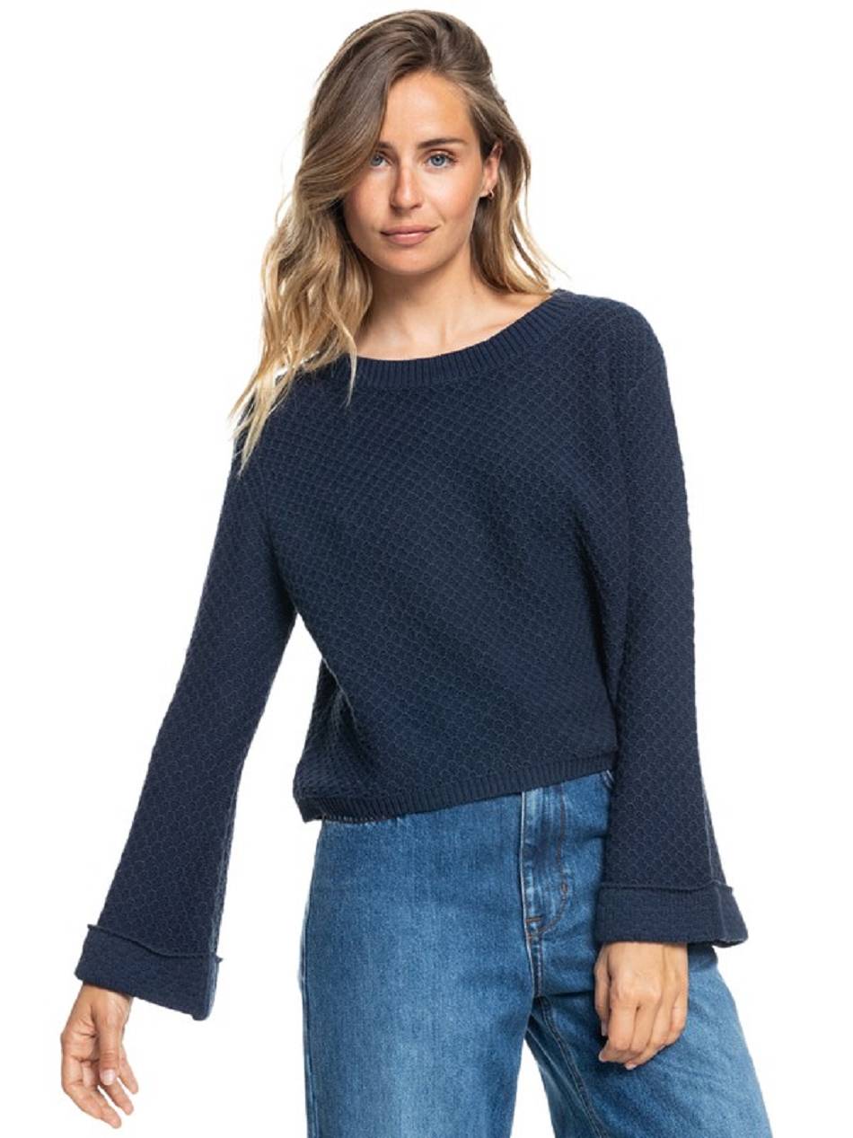 Roxy Faraway Shades Women\'s Sweaters Indigo | SG_LW3227