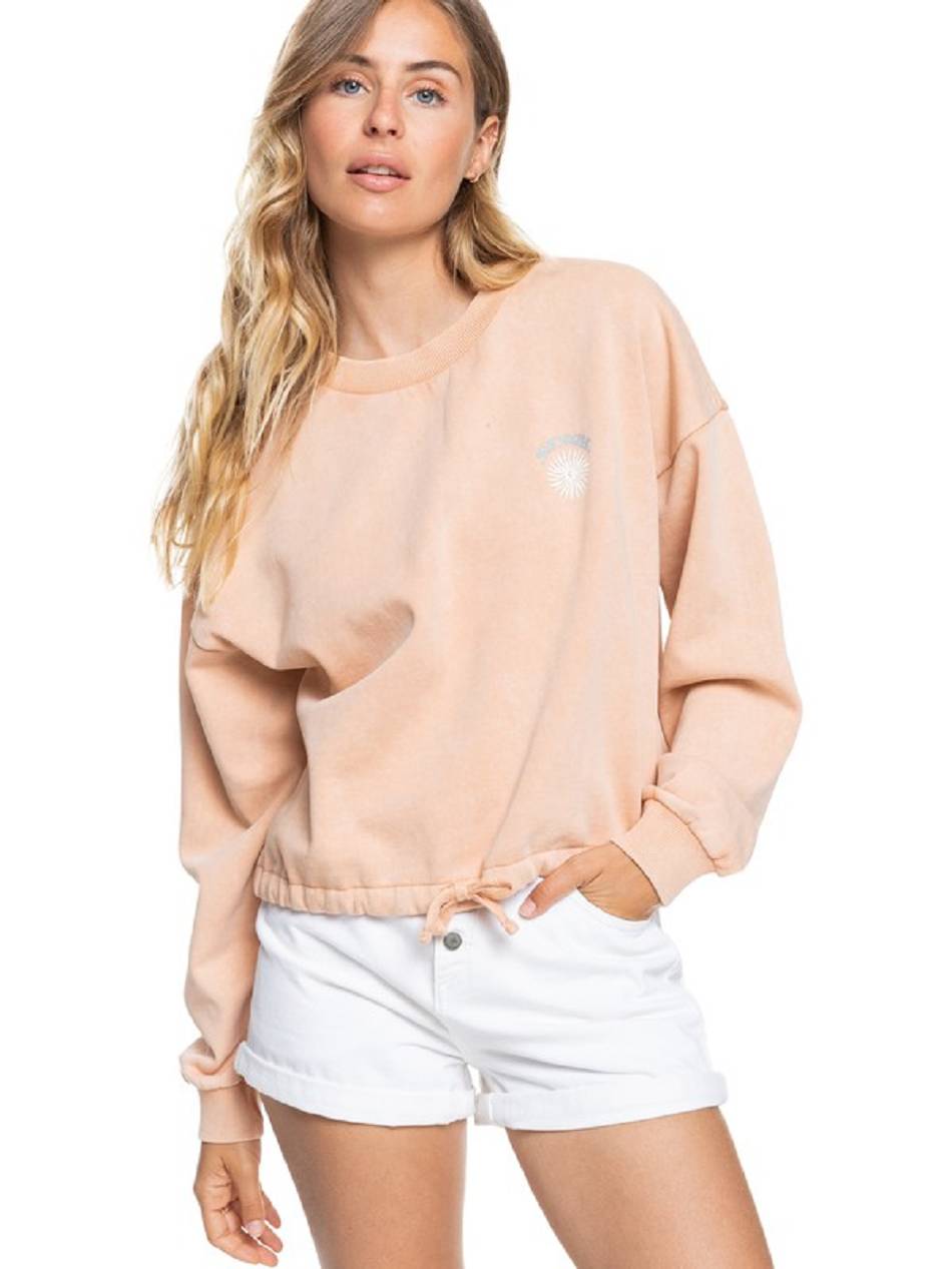 Roxy Feeling Salty Women\'s Fleece beige yellow | SG_LW8385