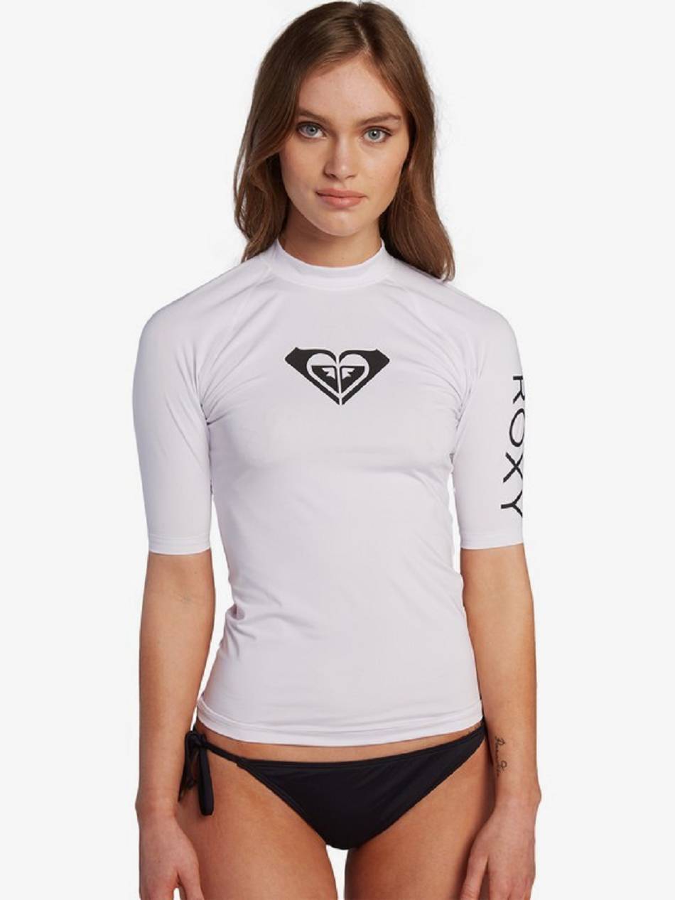 Roxy Florida Whole Hearted Women\'s Rashguards White | SG_LW7083