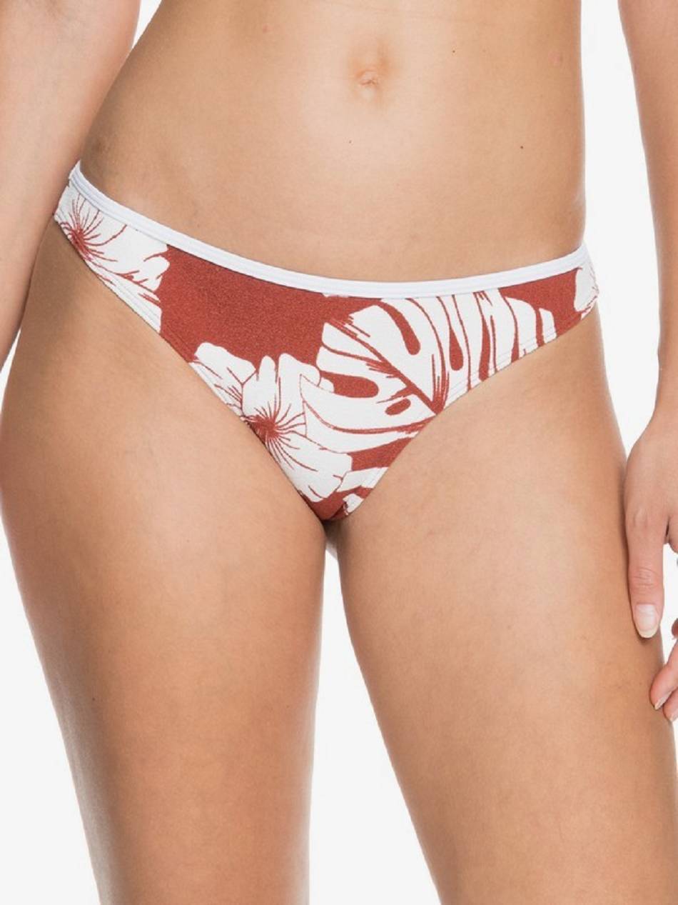 Roxy Garden Trip Mini Women\'s Bikinis red flower | SG_LW6013