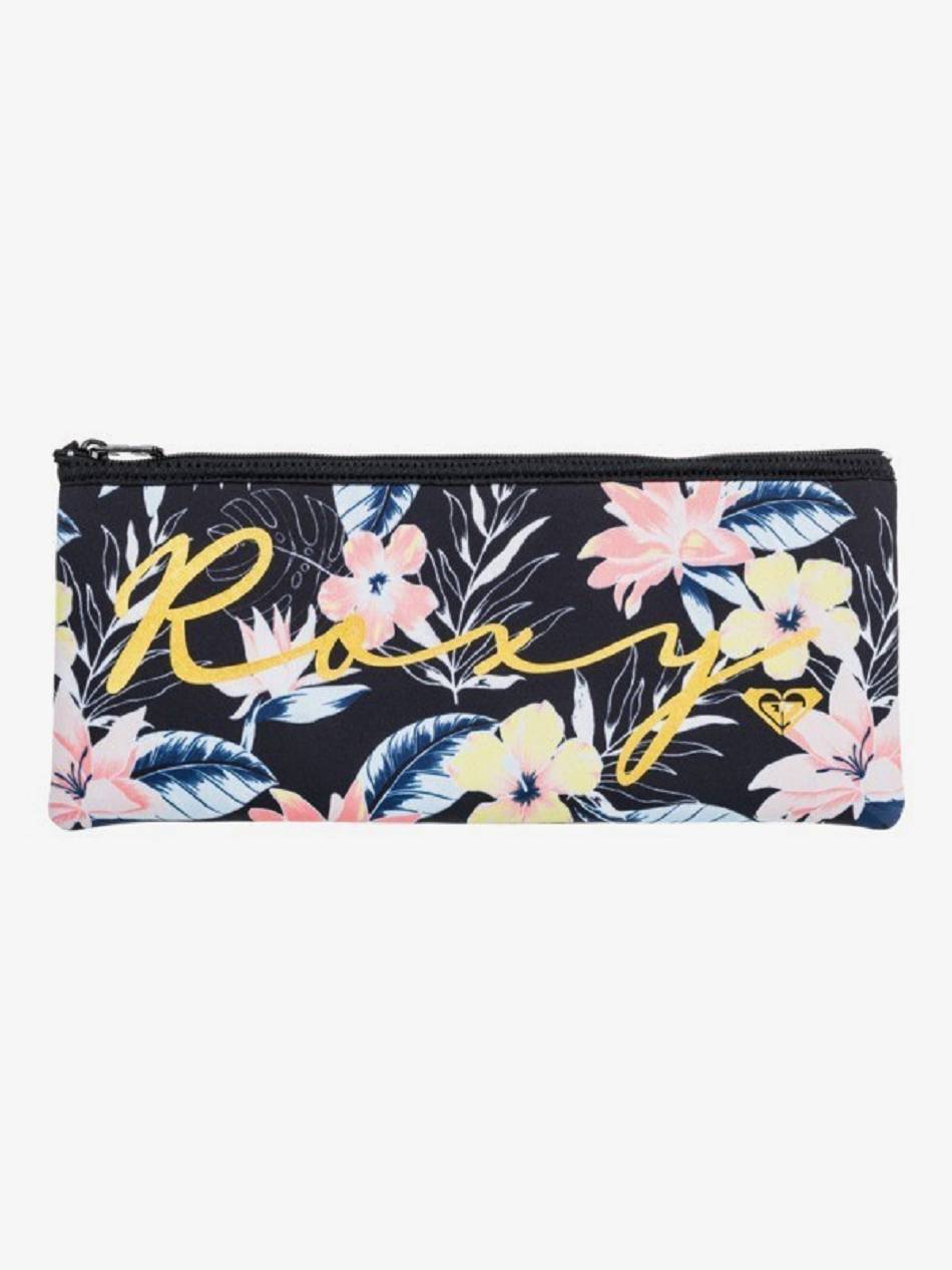 Roxy Happy Wednesday Women\'s Wallets Dark Grey flower | SG_LW7448