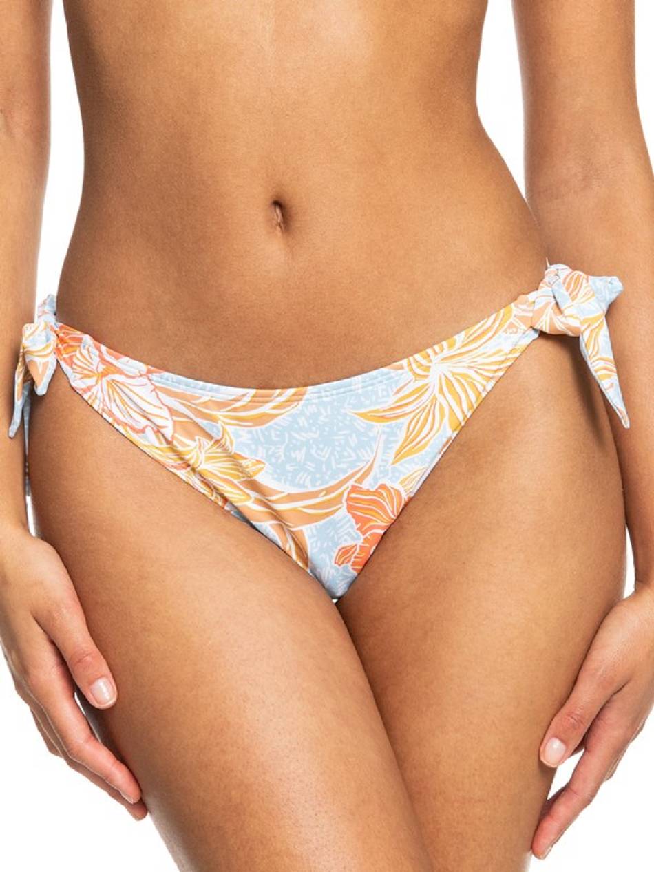 Roxy Island In The Sun Tide Side Cheeky Women\'s Bikinis blue Flower | SG_LW9406