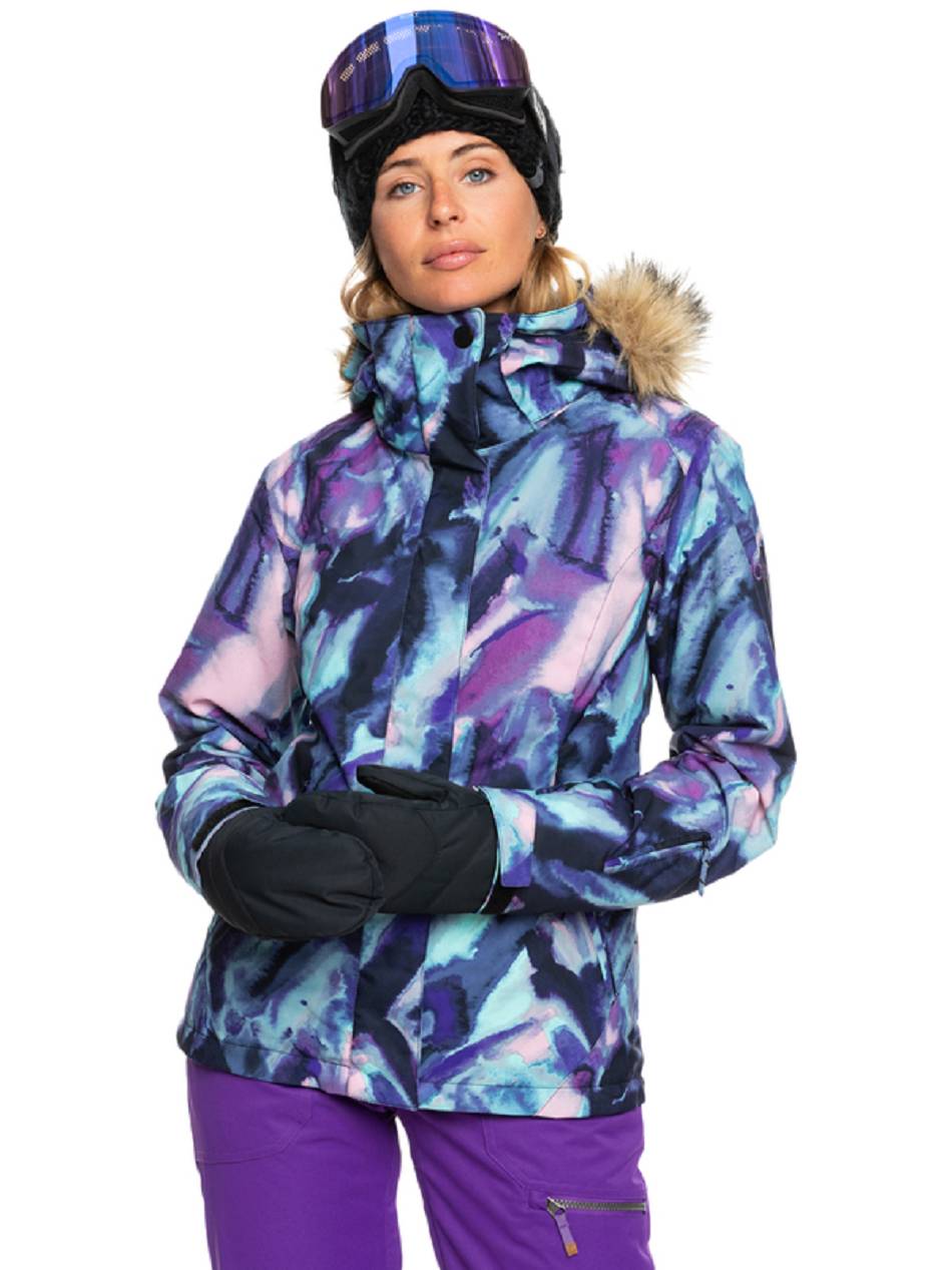 Roxy Jet Ski Insulated Women\'s Snow Jackets Black blue | SG_LW7625