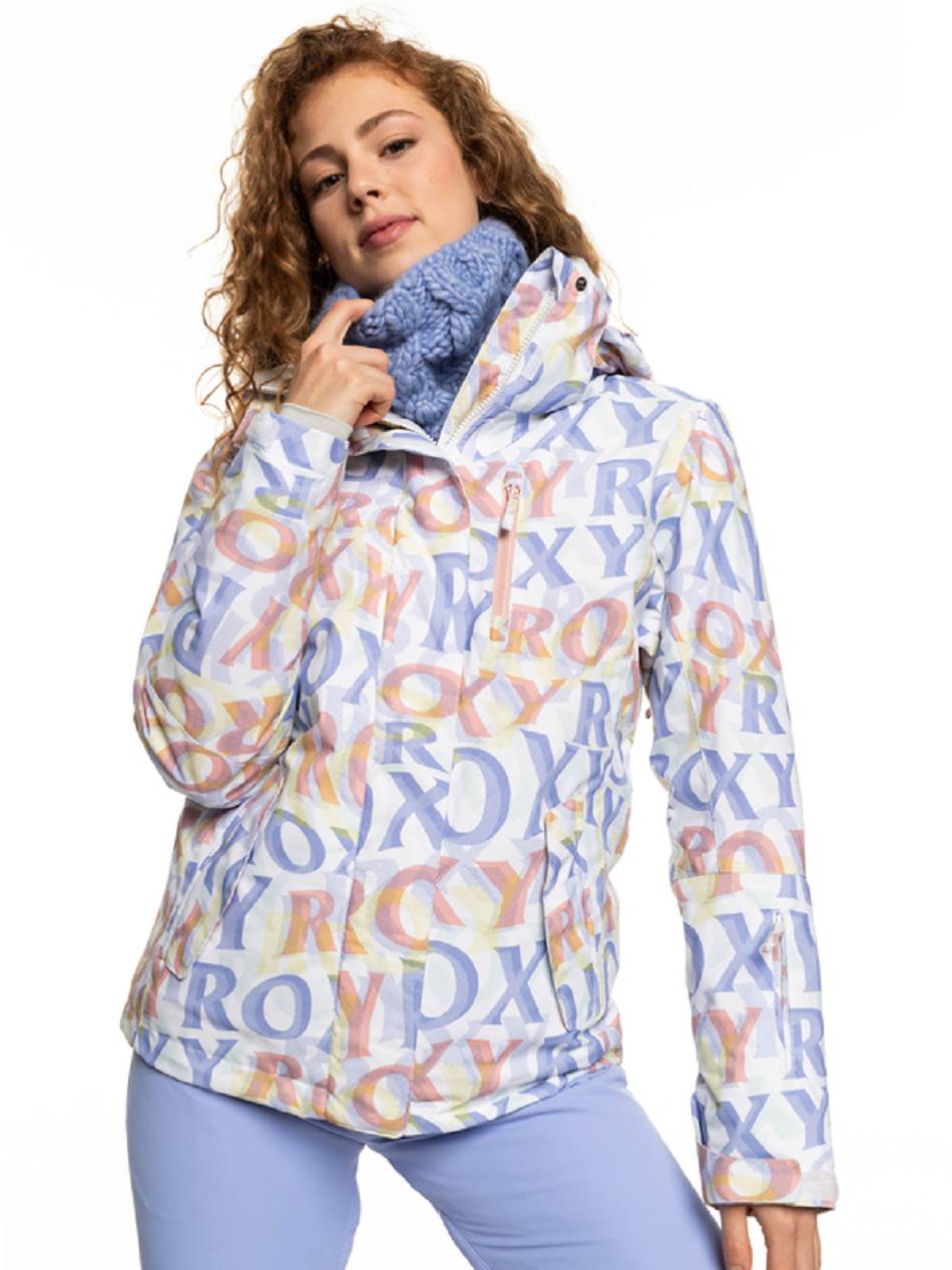 Roxy Jetty Insulated Women\'s Snow Jackets White blue | SG_LW3139