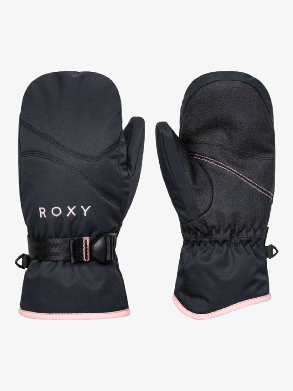 Roxy Jetty Solid Kids\' Gloves Black | SG_LW5597