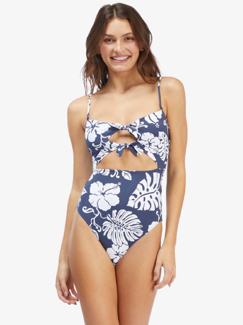 Roxy Just Shine Fashion Women\'s One Pieces Indigo flower | SG_LW1404