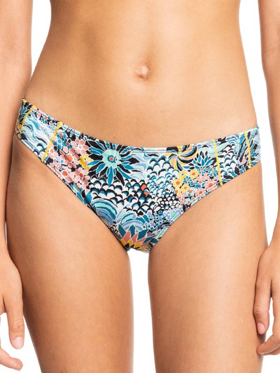 Roxy LIBERTY Marine Bloom Full Women\'s Bikini Bottoms Flower | SG_LW4291