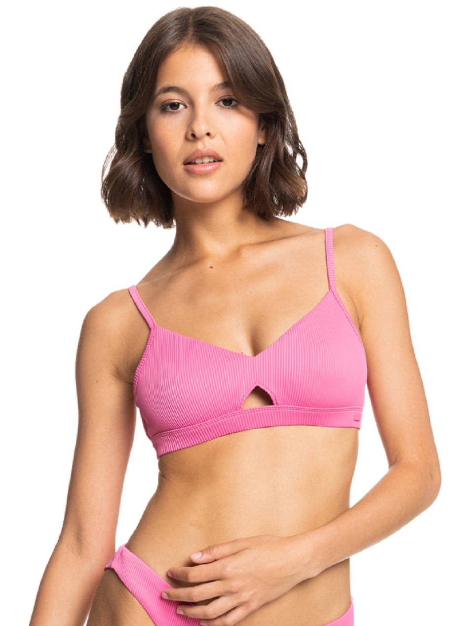 Roxy Love The Cross Step Bralette Women\'s Bikini Tops pink | SG_LW1242