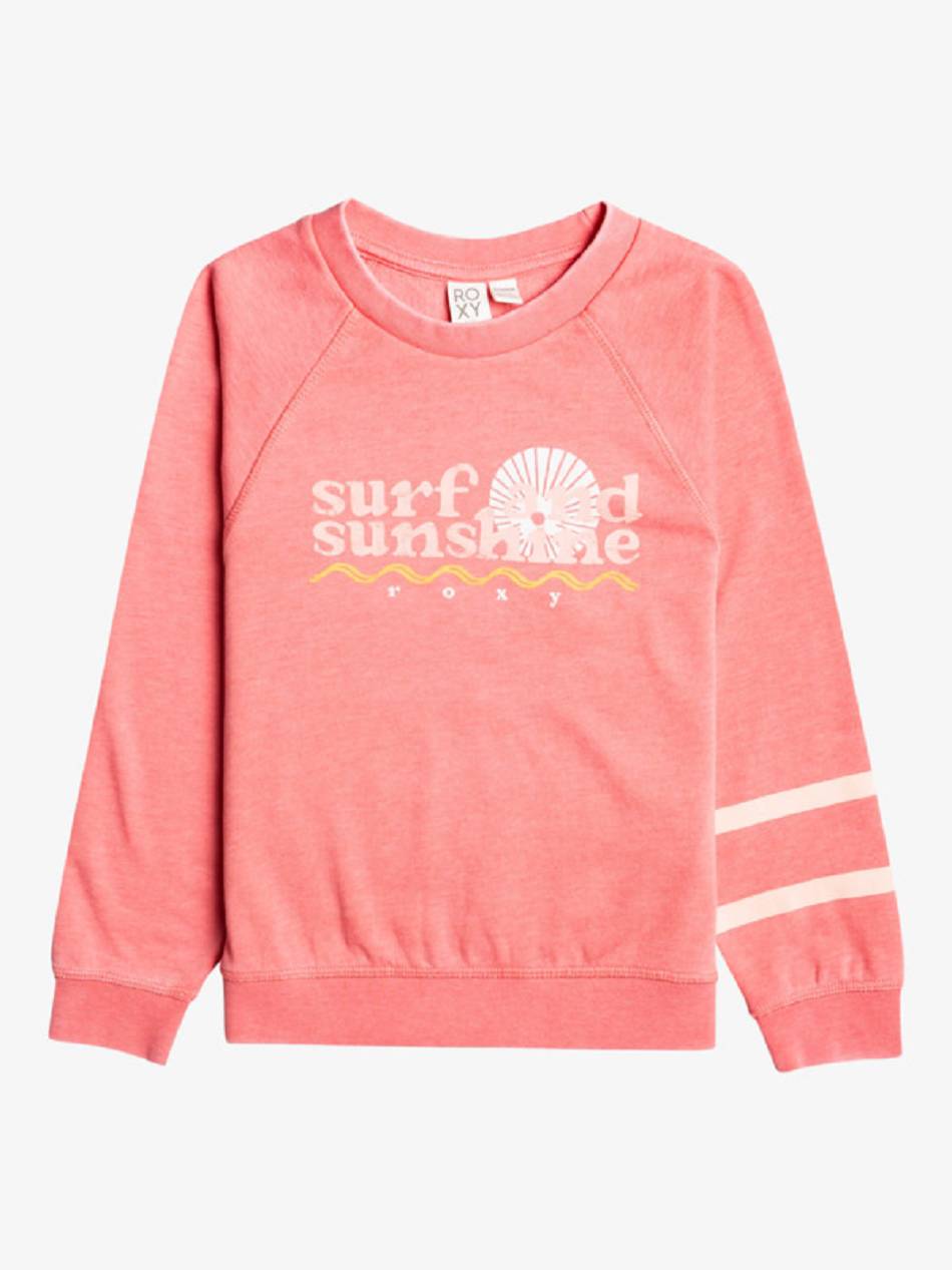 Roxy Lucid Drea Out Kids\' Sweatshirts Rose | SG_LW2462