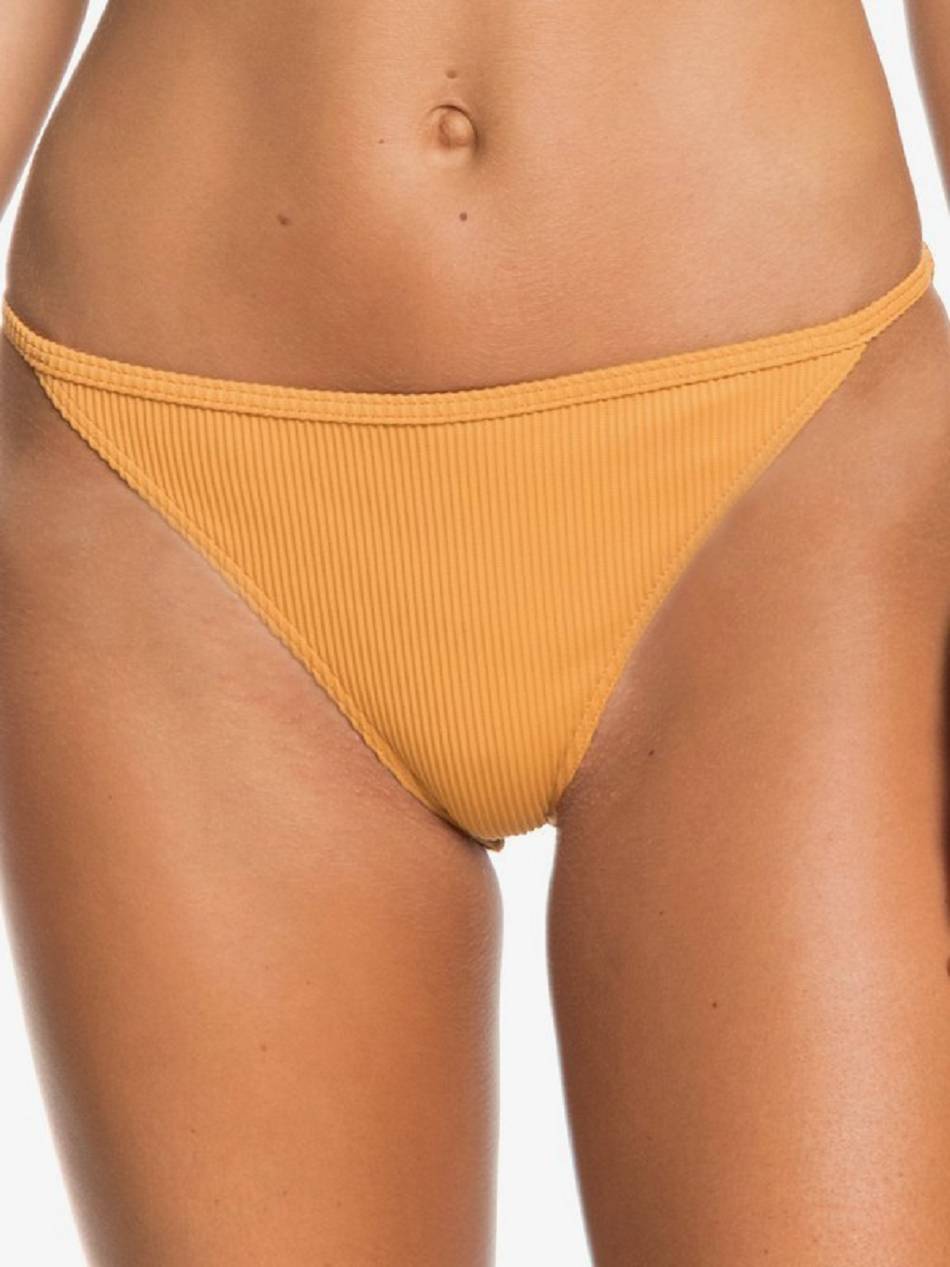 Roxy Mind Of Freedom Mini Women\'s Bikini Bottoms yellow | SG_LW6112