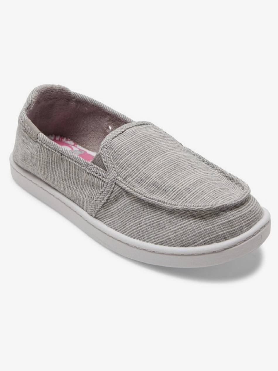 Roxy Minnow Kids\' Sneakers Grey / Pink | SG_LW7171