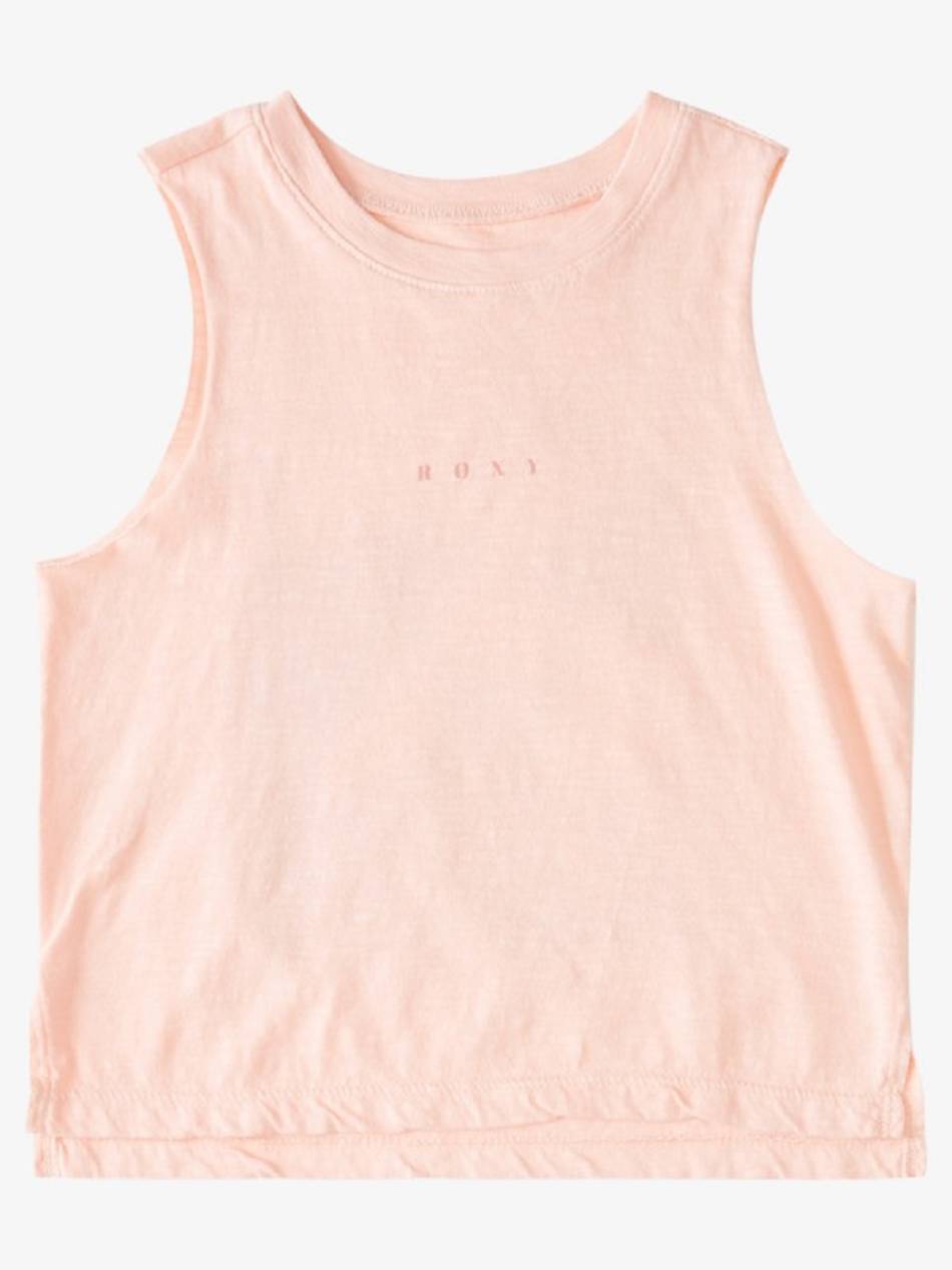 Roxy Nature Shadows Muscle Kids\' Tops Coral | SG_LW9178