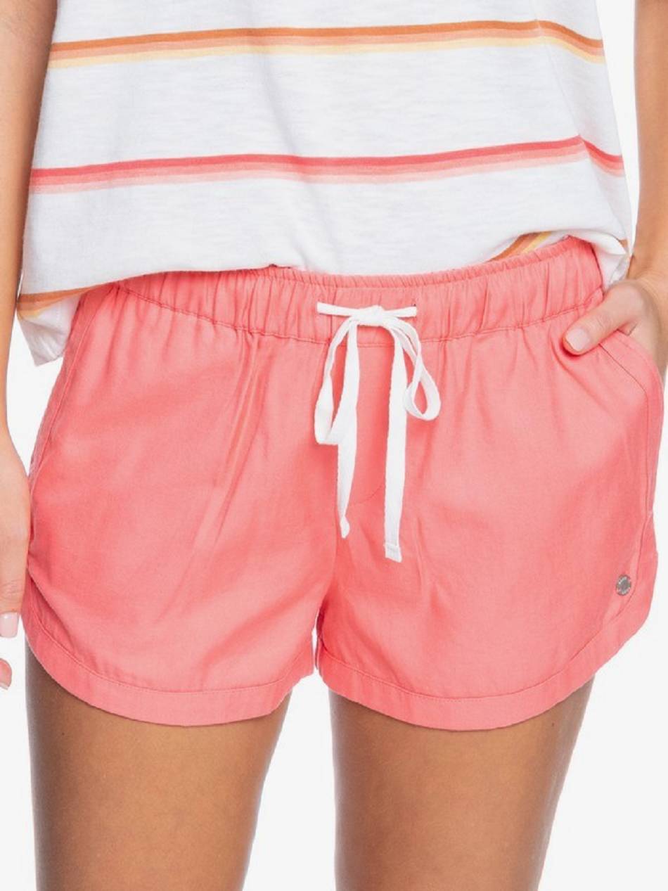 Roxy New Impossible Love Pull-On Beach Women\'s Shorts pink | SG_LW3433