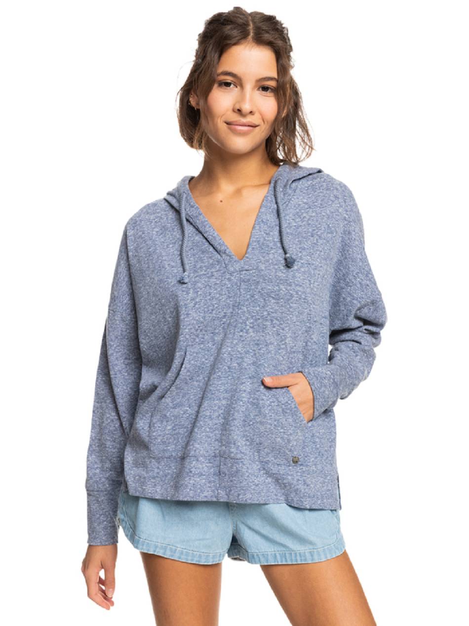 Roxy Paddle Out Women\'s Hoodies Blue | SG_LW4407