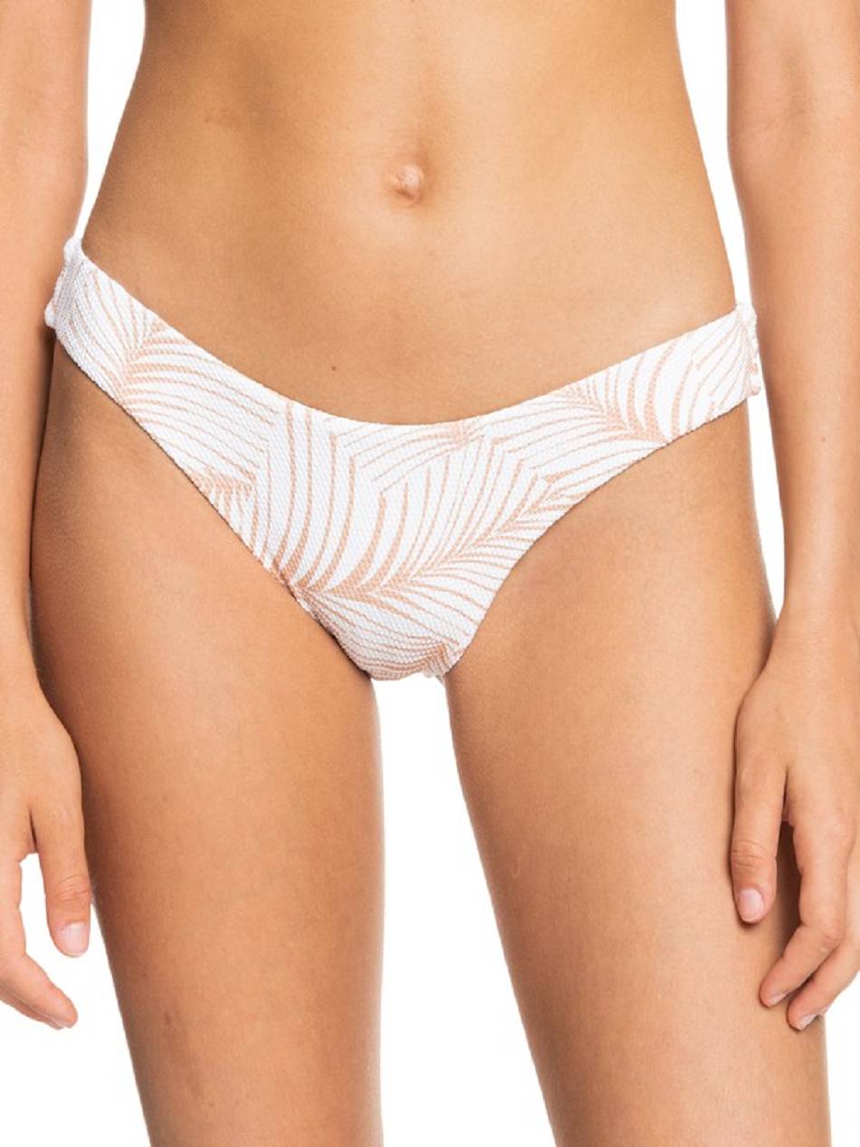 Roxy Palm Tree Dreams High Leg Cheeky Women\'s Bikini Bottoms White | SG_LW8373