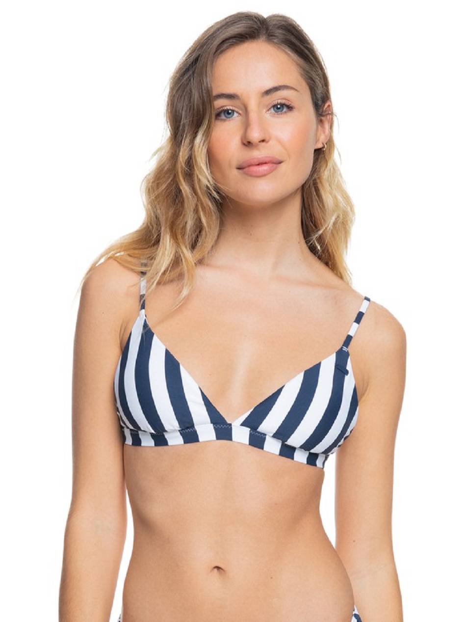 Roxy Parallel Paradiso Reversible Triangle Women\'s Bikinis Indigo Stripes | SG_LW2144