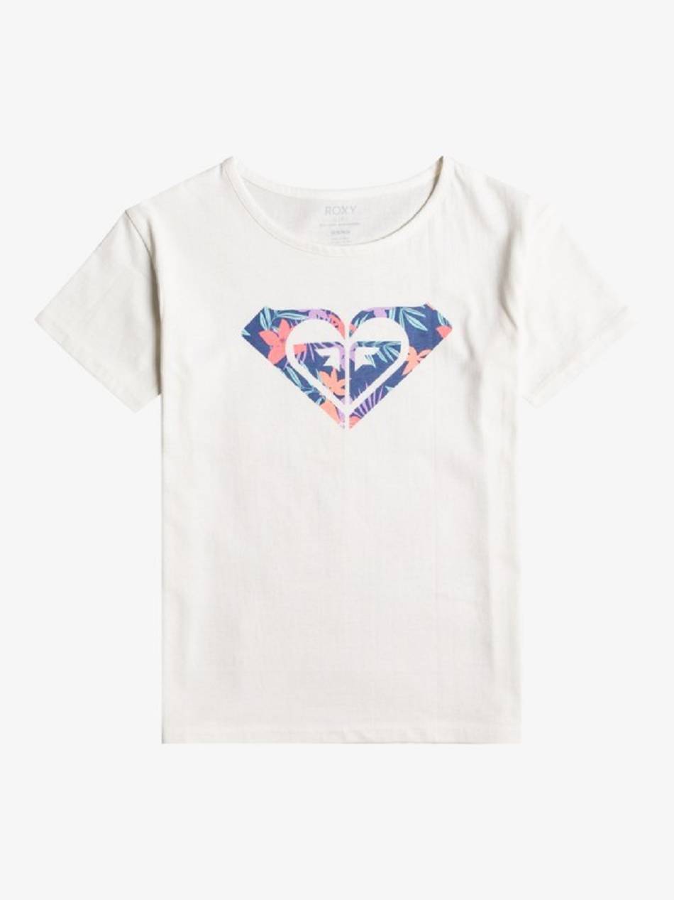 Roxy Passion Fruit Kids\' T-Shirt White | SG_LW3913