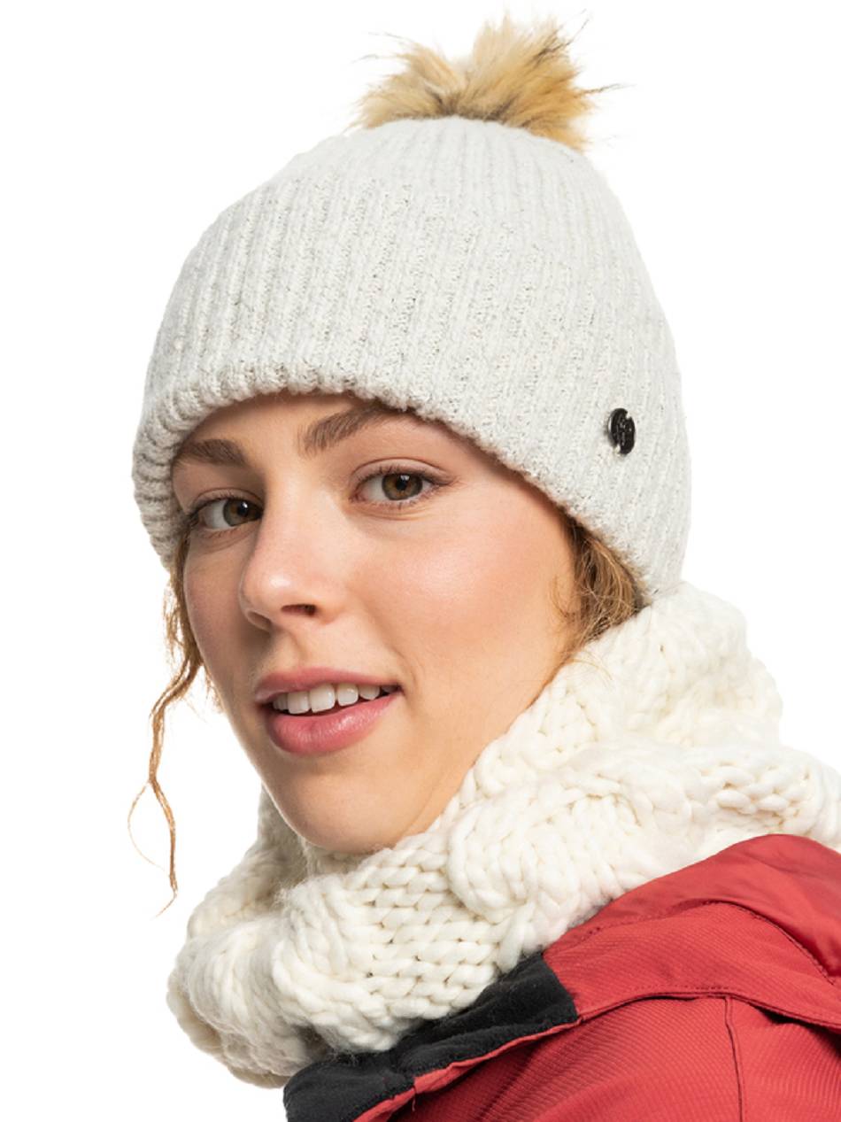 Roxy Peak Chic Women\'s Beanies White | SG_LW4479