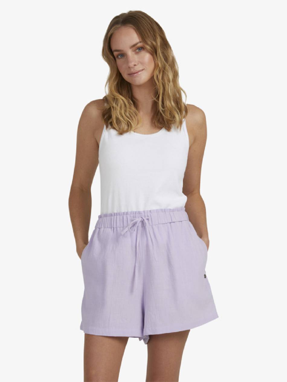 Roxy Place To Be Women\'s Shorts purple | SG_LW6291