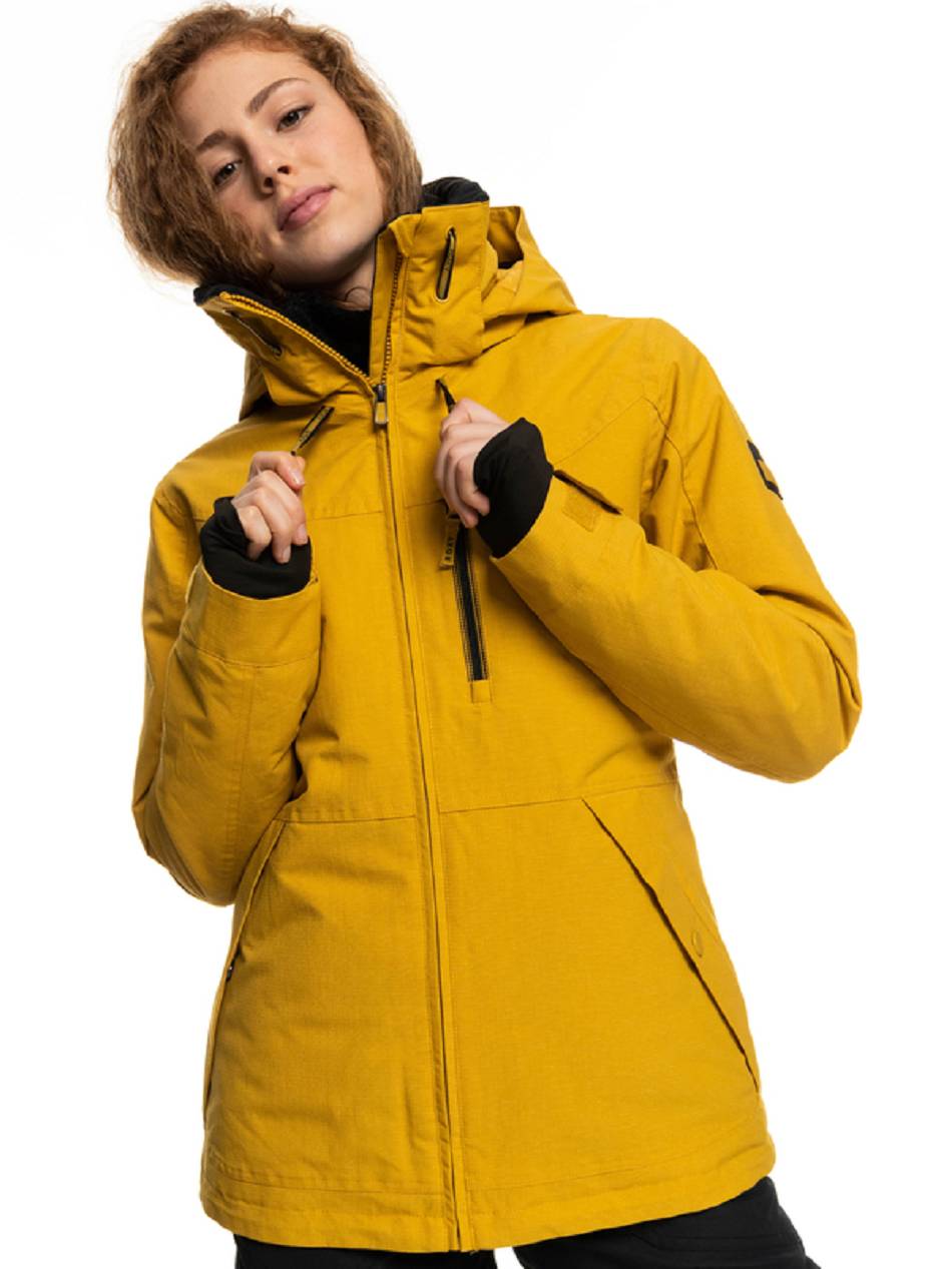 Roxy Presence Insulated Women\'s Snow Jackets yellow | SG_LW9276