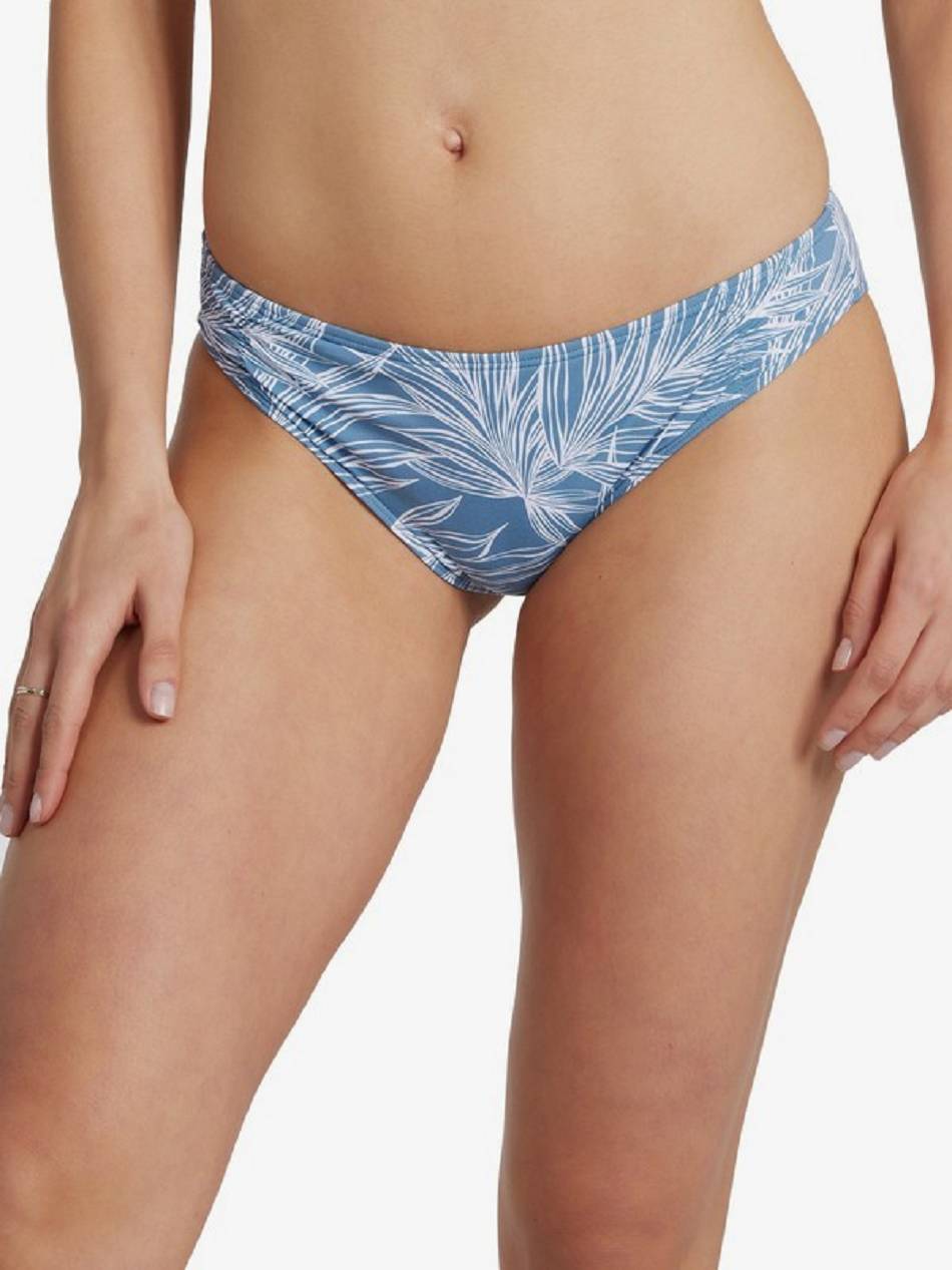 Roxy Printed Beach Classics Full Women\'s Bikini Bottoms Blue | SG_LW4538