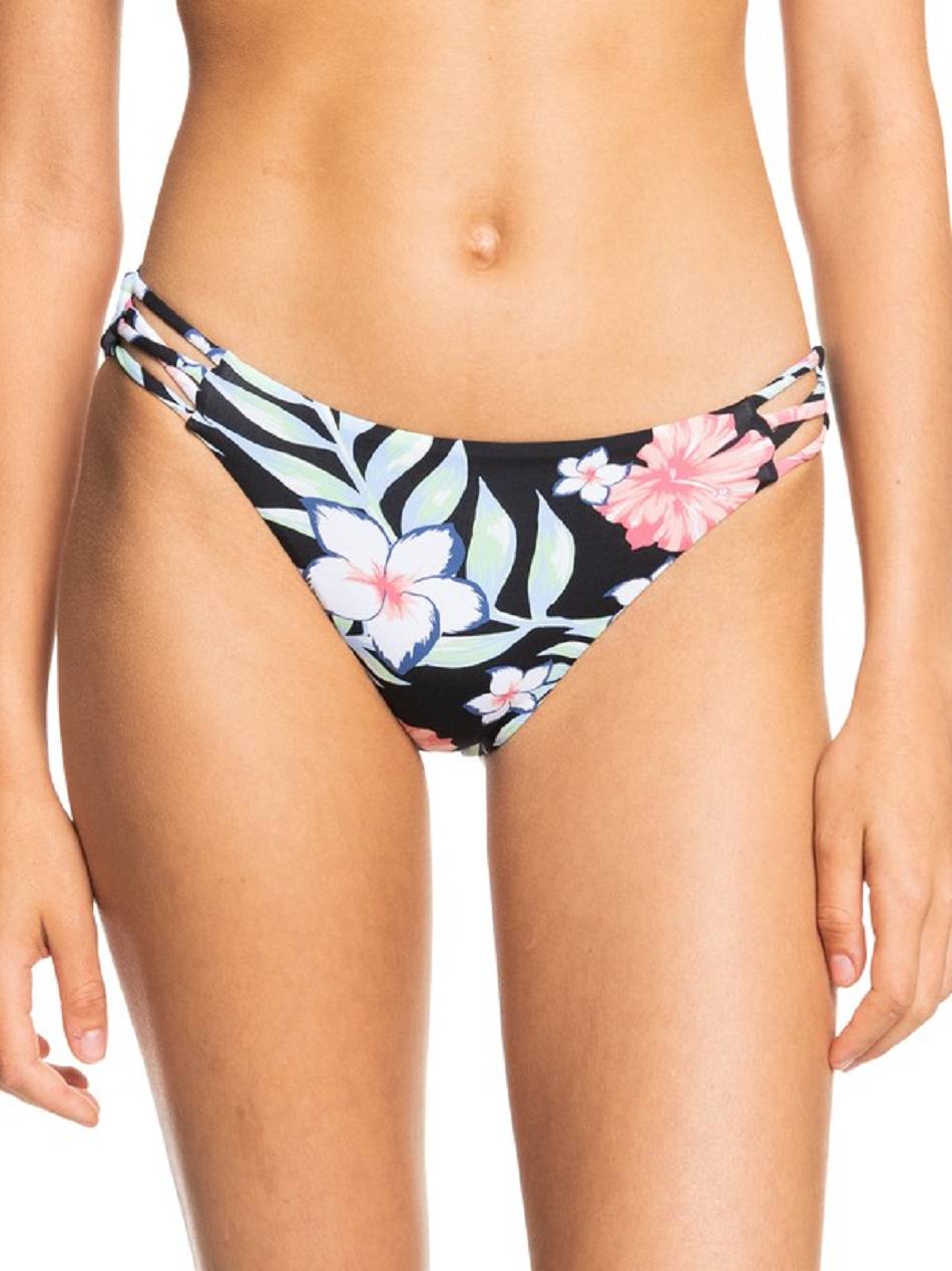 Roxy Printed Beach Classics Hipster Women\'s Bikini Bottoms Dark Grey | SG_LW2265