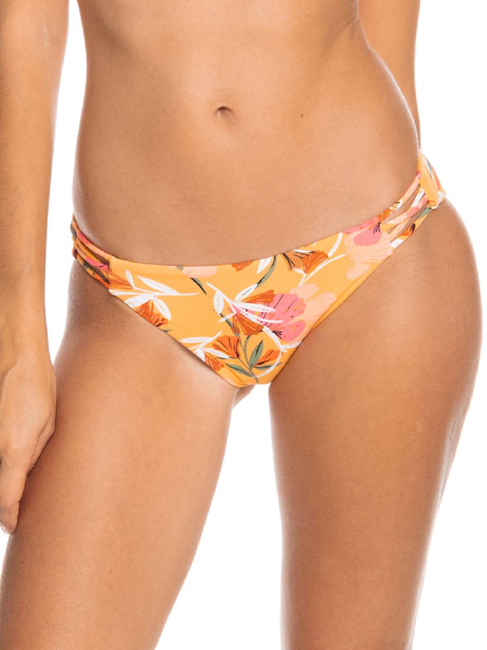 Roxy Printed Beach Classics Hipster Women\'s Bikinis Yellow Flower | SG_LW7038