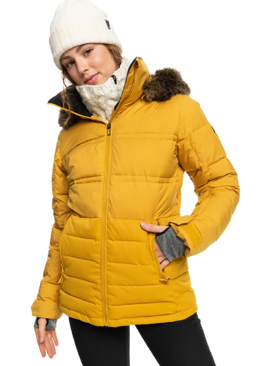 Roxy Quinn Insulated Women\'s Snow Jackets yellow | SG_LW2513