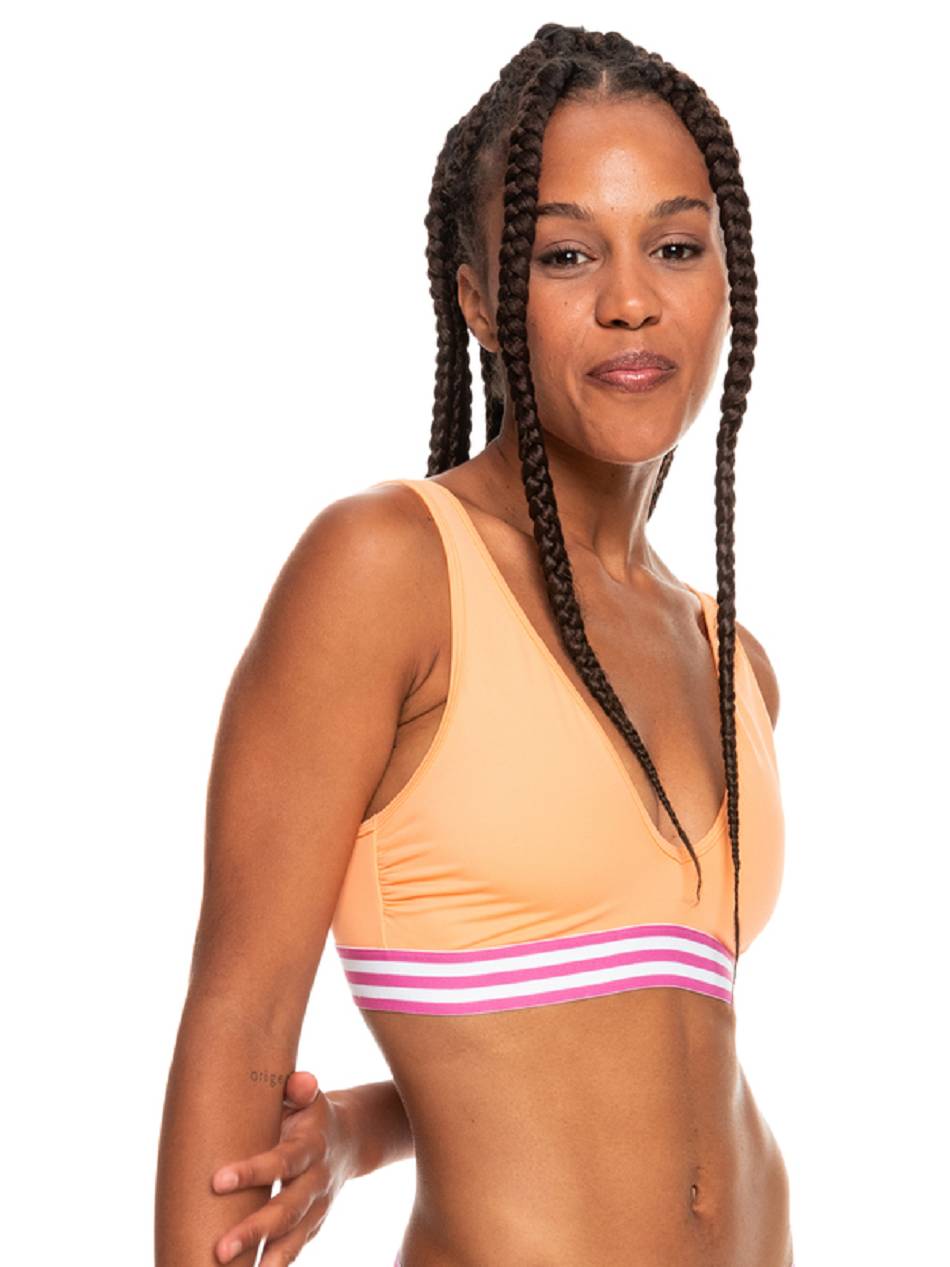 Roxy Rad Retro Elongated Triangle Women\'s Bikini Tops Brown | SG_LW2267