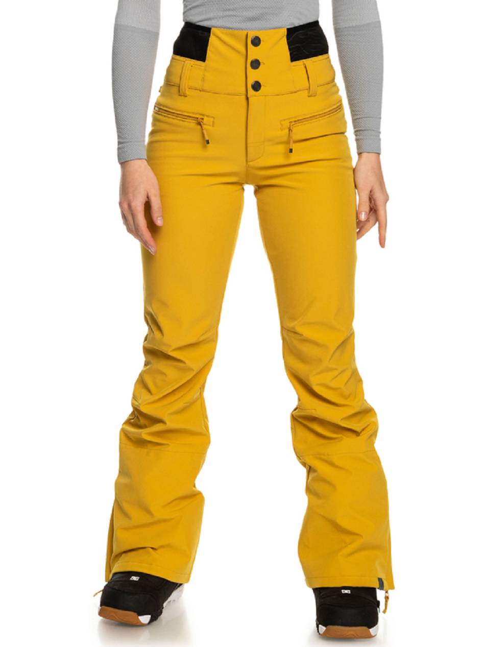 Roxy Rising High Shell Women\'s Snow Pants yellow | SG_LW9525