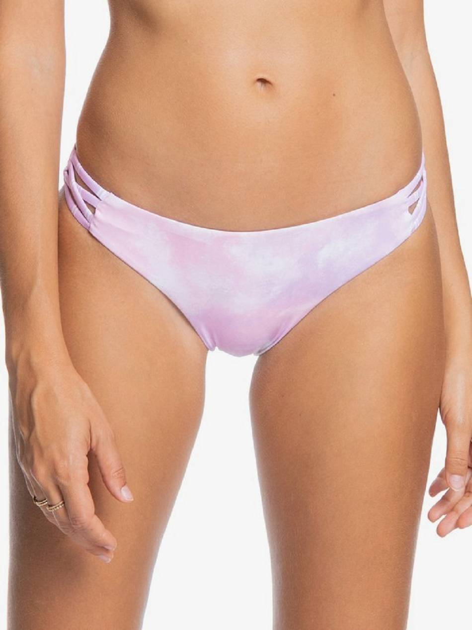 Roxy Sea Waves Revo Regular Women\'s Bikini Bottoms purple | SG_LW9376